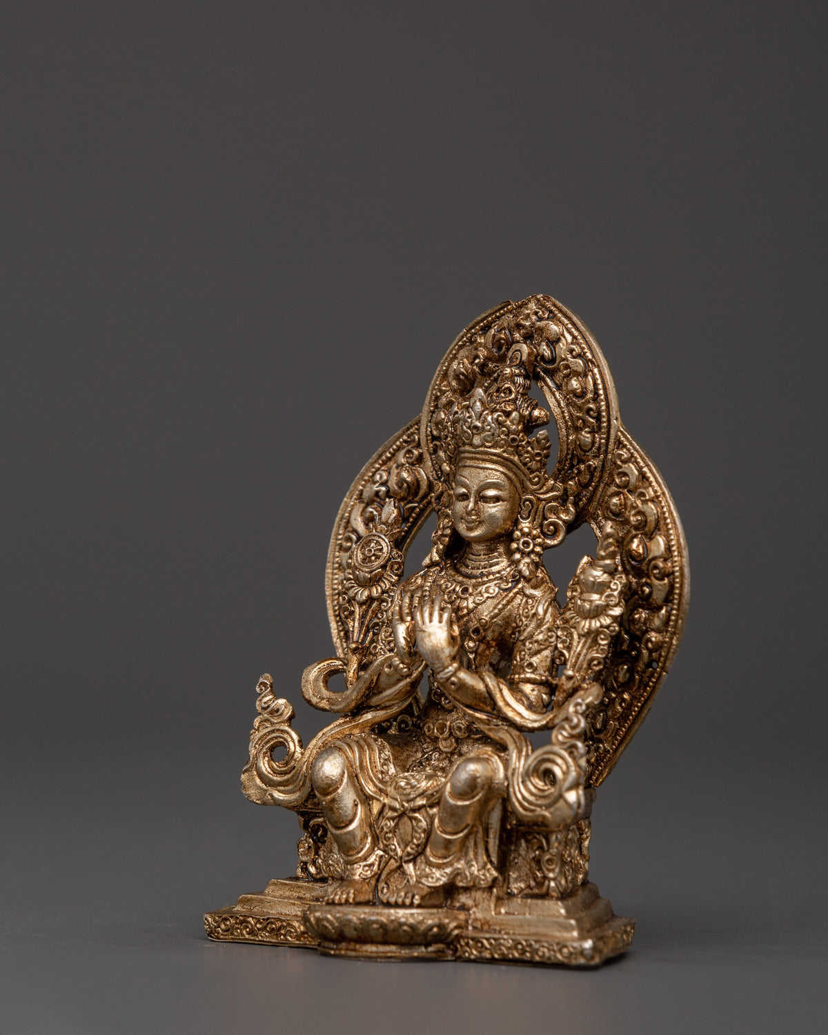 Maitreya Buddha Future Buddha Statue | Traditional Buddhist Sculpture