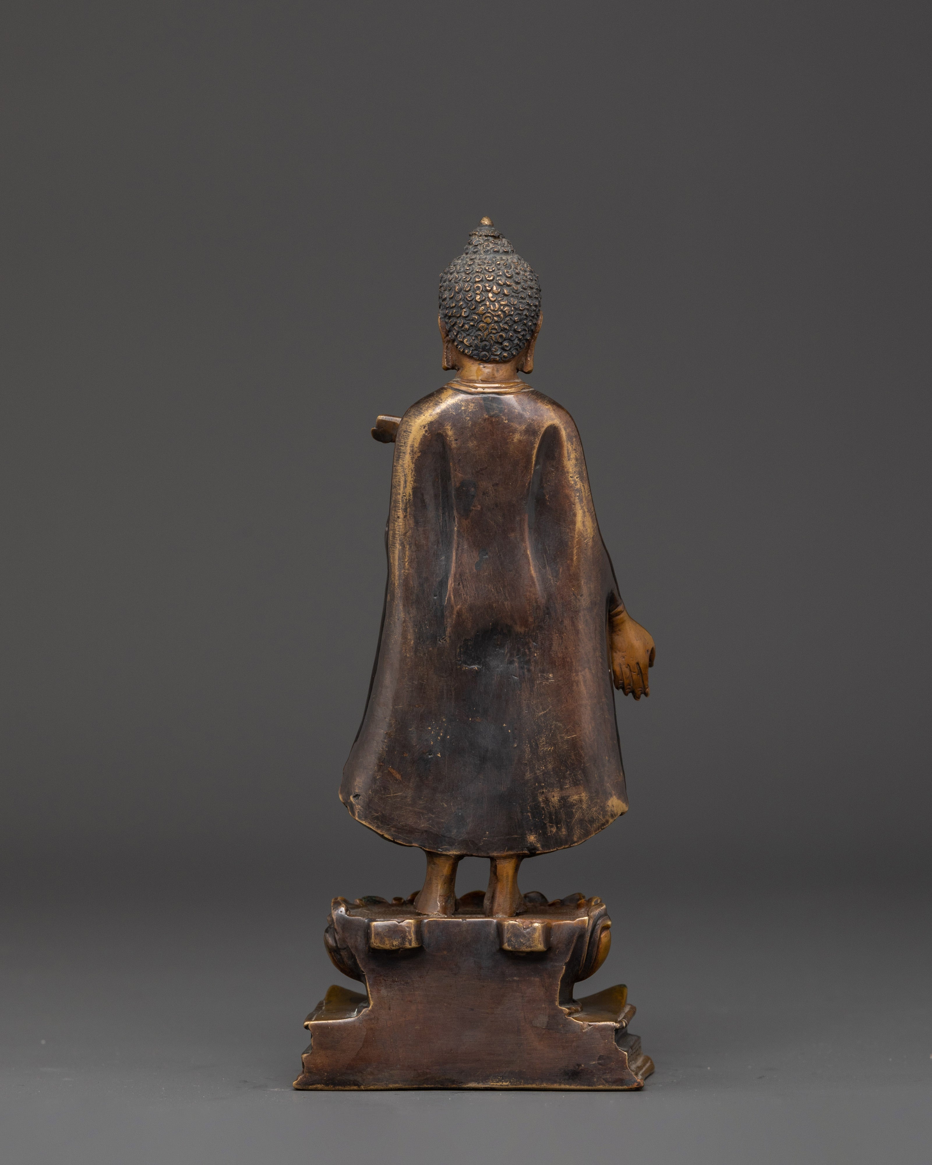 Handmade Standing Buddha Statue | Altar & Sacred Spaces
