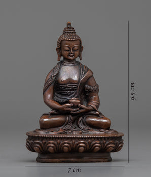 Amitabha Buddha Statue for Spirituality | Handmade in Nepal, Himalayan Buddhist Art