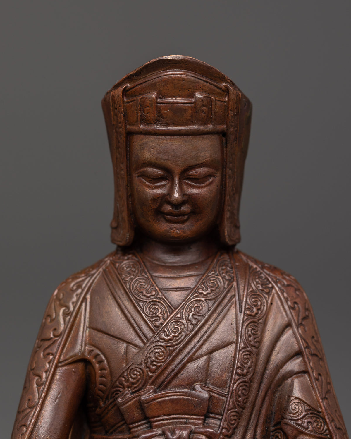 Tibetan Buddhist Master Gampopa Statue | Kagyu Lineage Founder