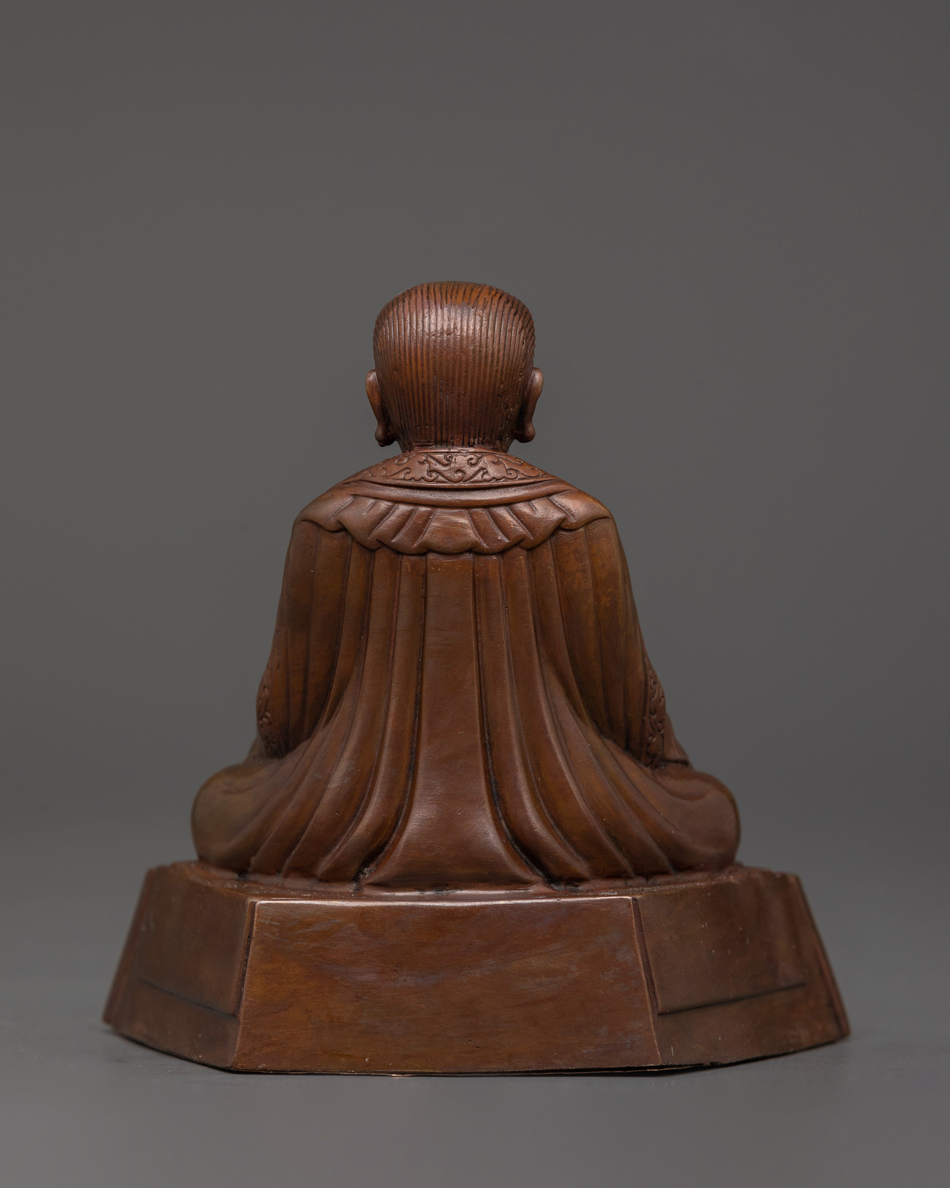 Oxidized Copper Marpha, Milarepa & Gompopa Set | Tibetan Buddhist Masters
