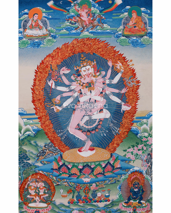 Chakrasamvara Painting | Embodying the Union of Wisdom and Method