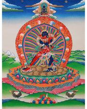 The Divine Union in Chakrasamvara Art | Tantric Deity of Wisdom & Compassion