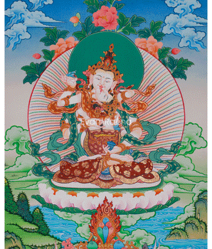 Dorje Sempa with Consort Thangka