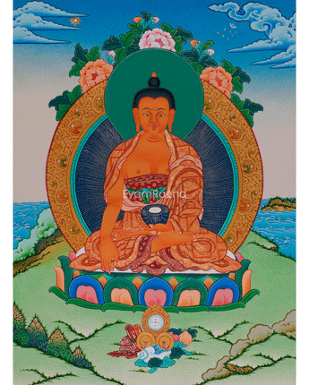 Original Thangka of Gautama Buddha