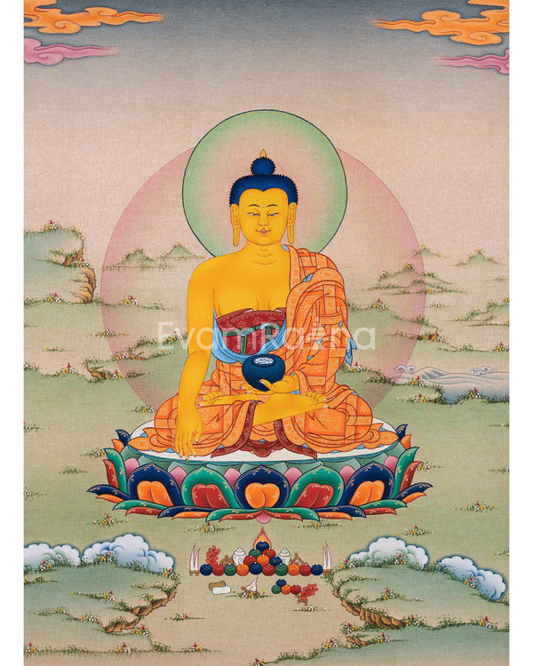 High-Quality Giclee Buddha Print On Cotton Canvas