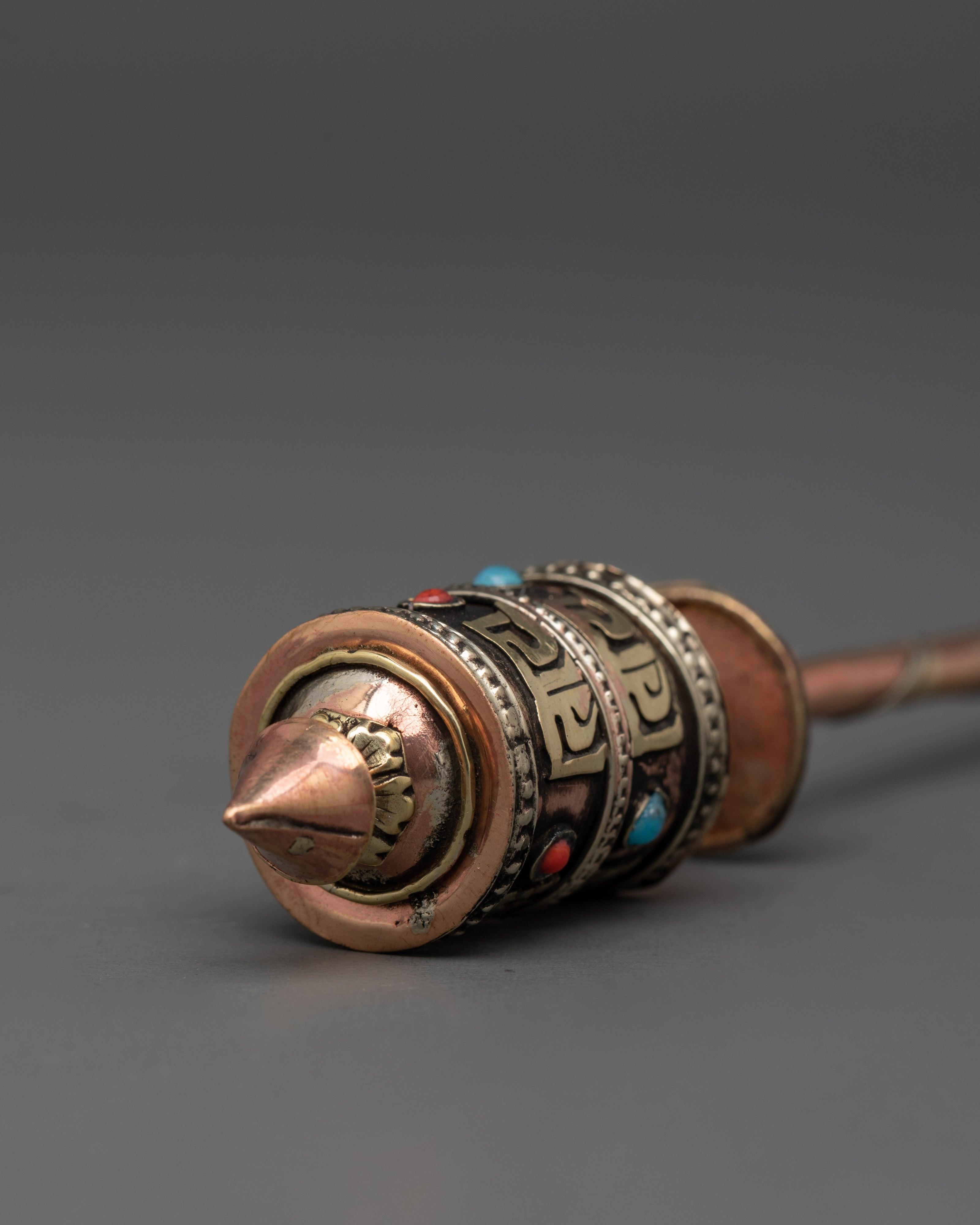 Buddhist Prayer Wheel of Compassion | Handcrafted Mantra Spinner