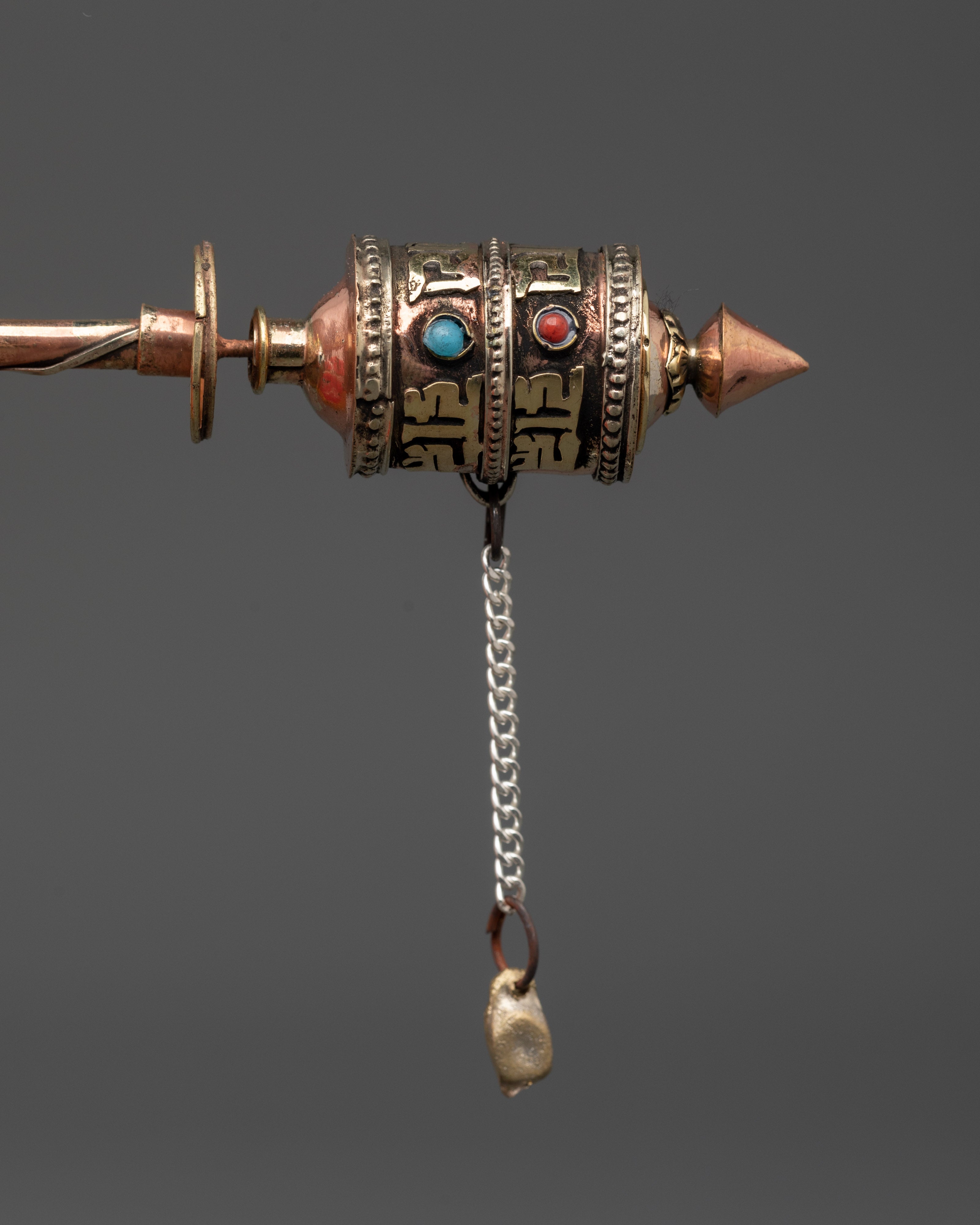 Buddhist Prayer Wheel of Compassion | Handcrafted Mantra Spinner