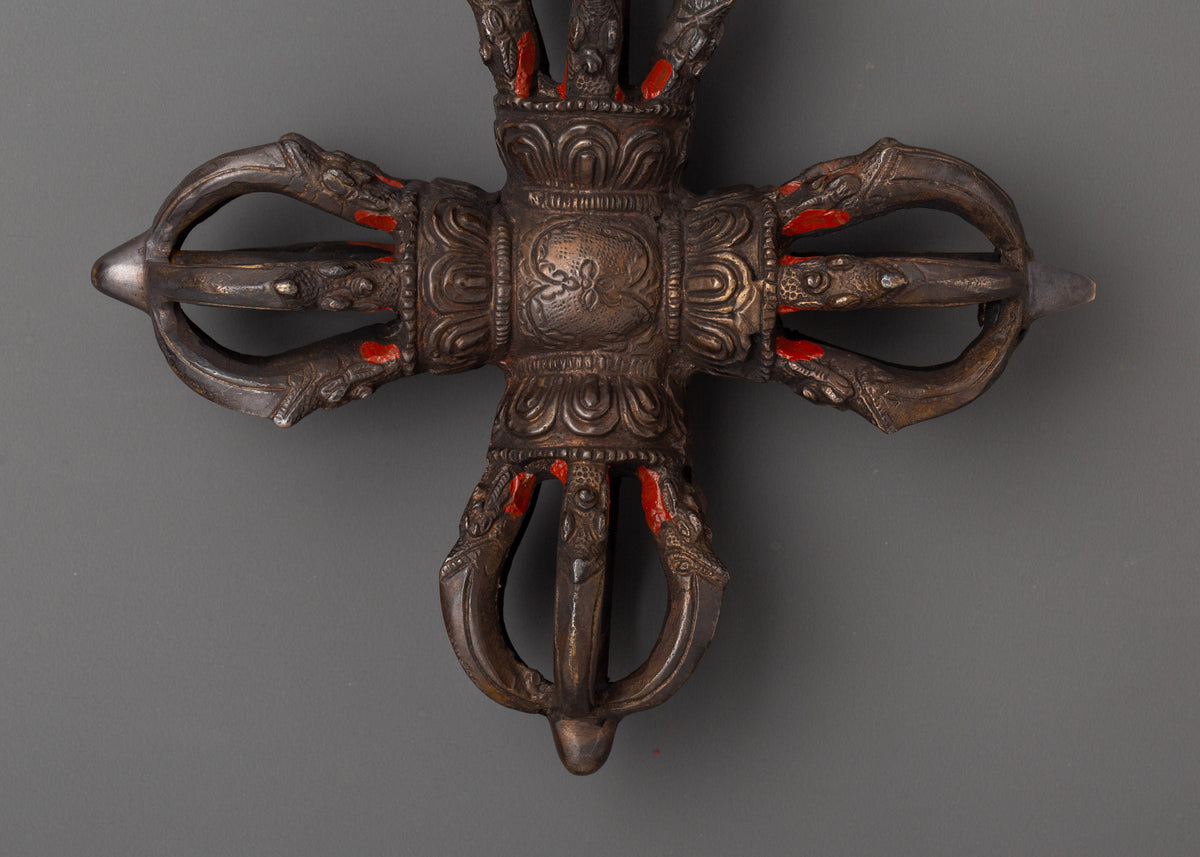 Vishwo Vajra Buddhist Ritual Tool | Traditional Vajrayana Sacred Object