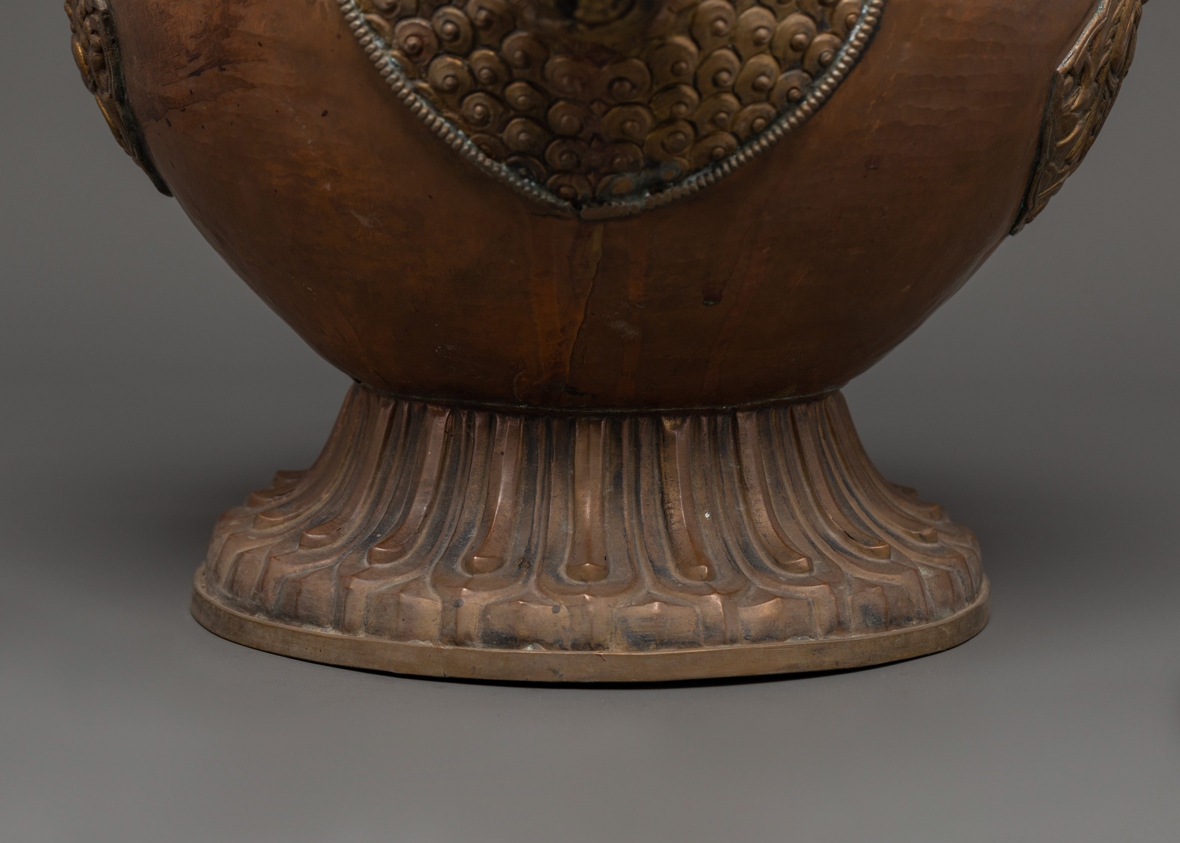 Traditional Decorative Tea Pot | Copper & Brass Artistry