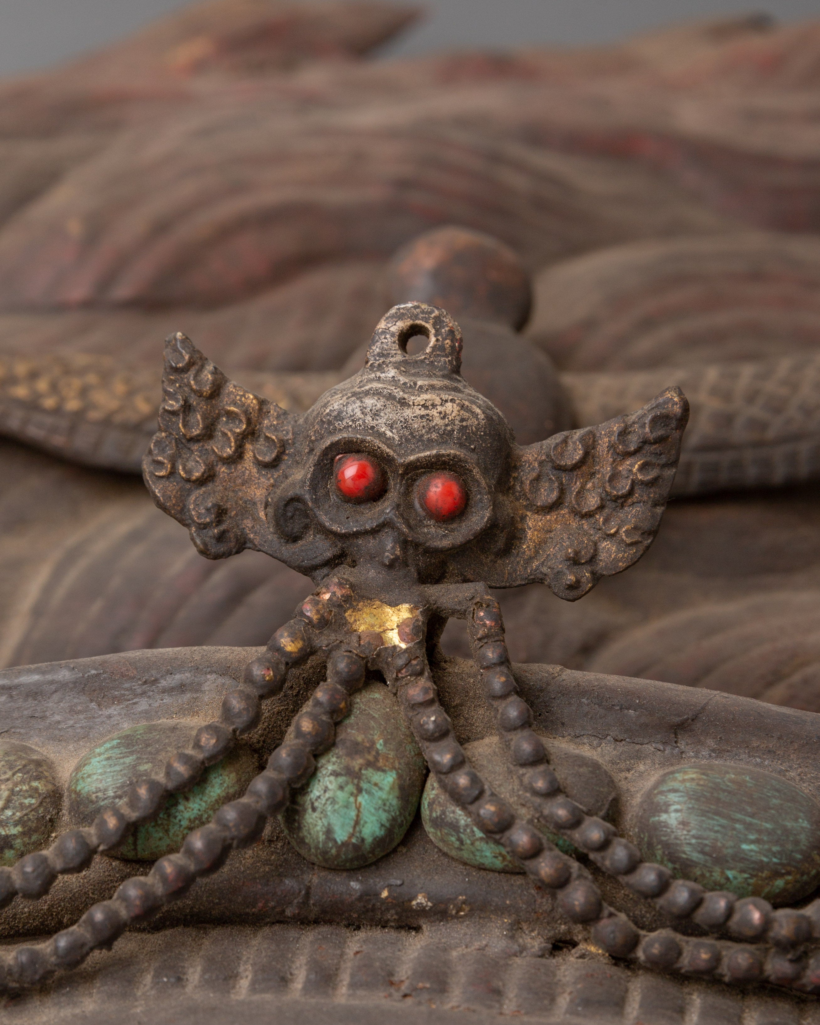 Handmade Traditional Ritual Mask | Wall Hanging Cultural Art