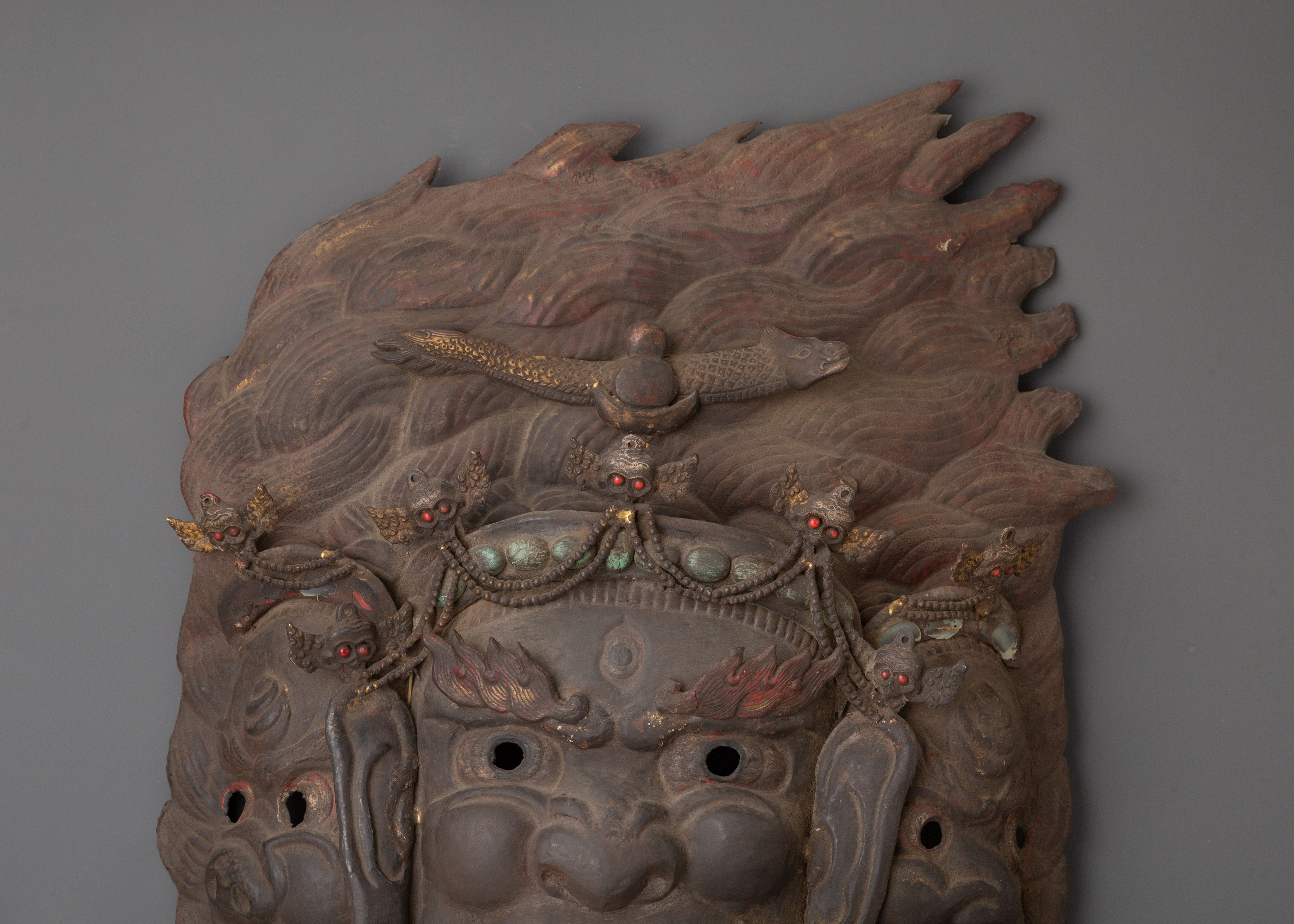 Handmade Traditional Ritual Mask | Wall Hanging Cultural Art