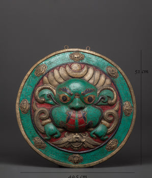 Tibetan wall hanging with turquoise | Sacred Space & Decor