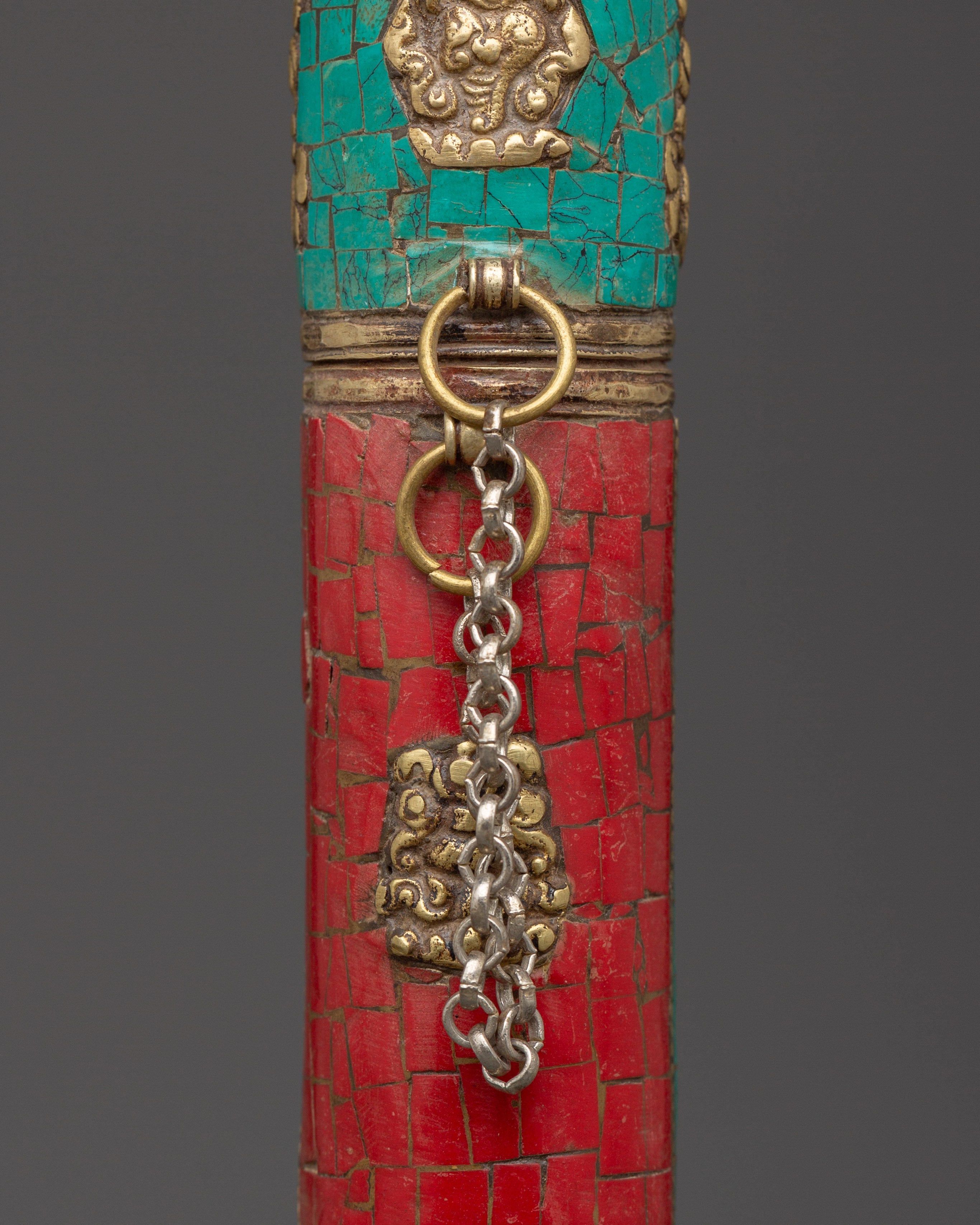 Tibetan Brass Incense Holder |  Ritual Decor and Spiritual Present