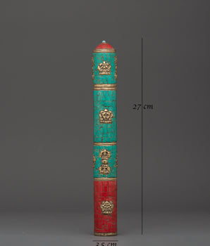 Tibetan Brass Incense Holder |  Ritual Decor and Spiritual Present