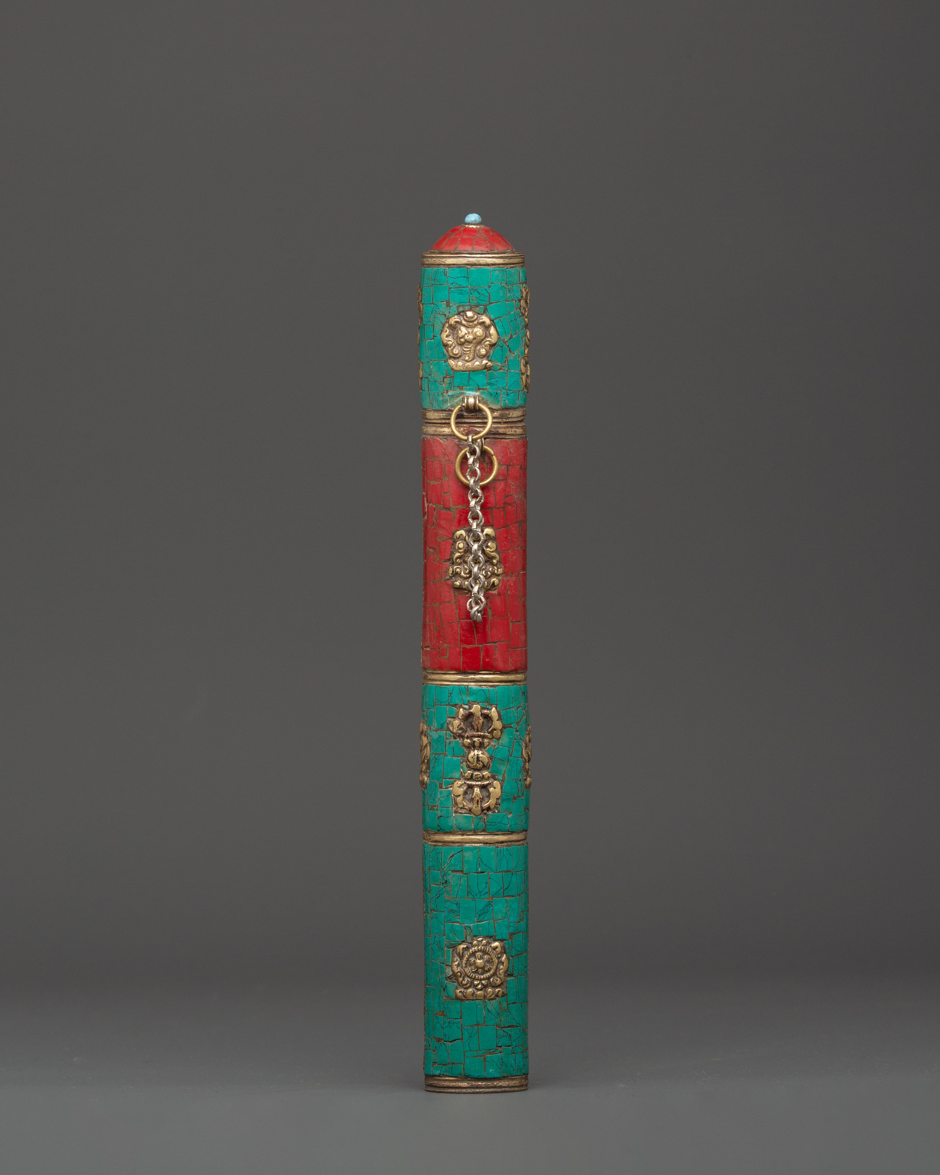 Tibetan Brass Incense Holder |  Ritual Decor and Spiritual Present