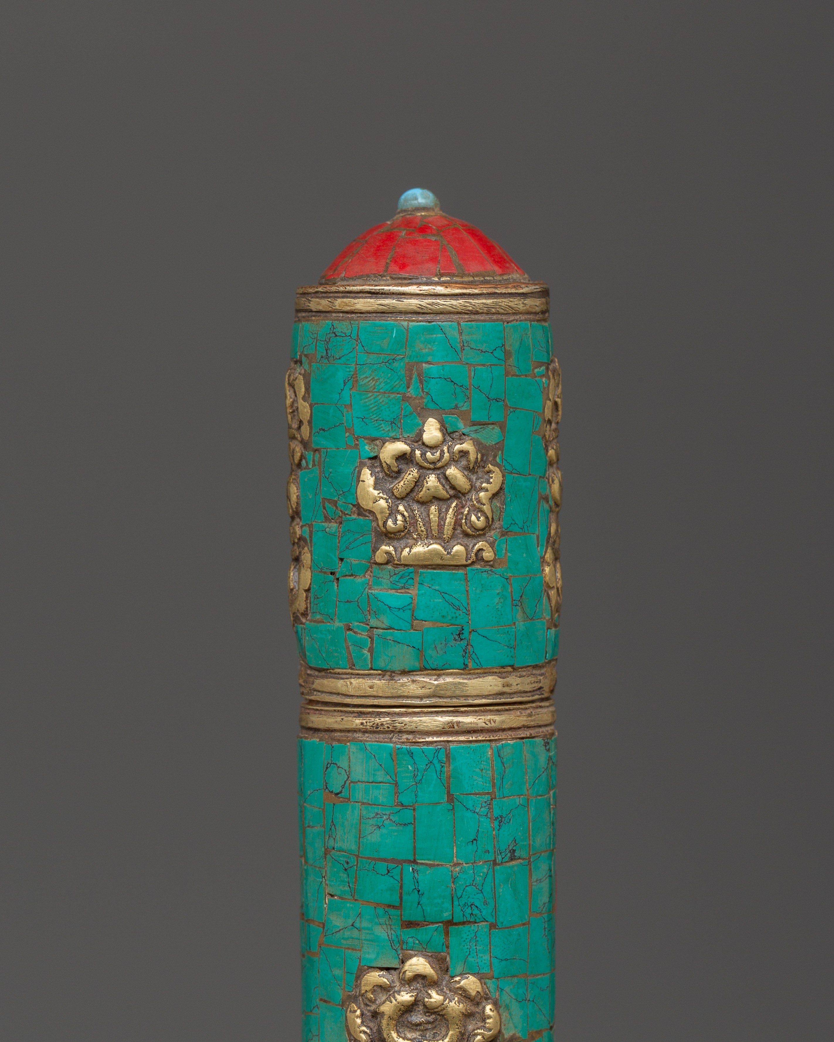 Tibetan Brass Incense Holder |  Ritual Decor and Spiritual Present