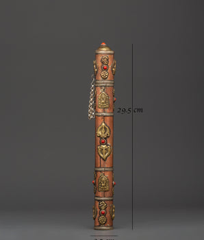 Tibetan Incense Holder with Brass | Spiritual Home Decor