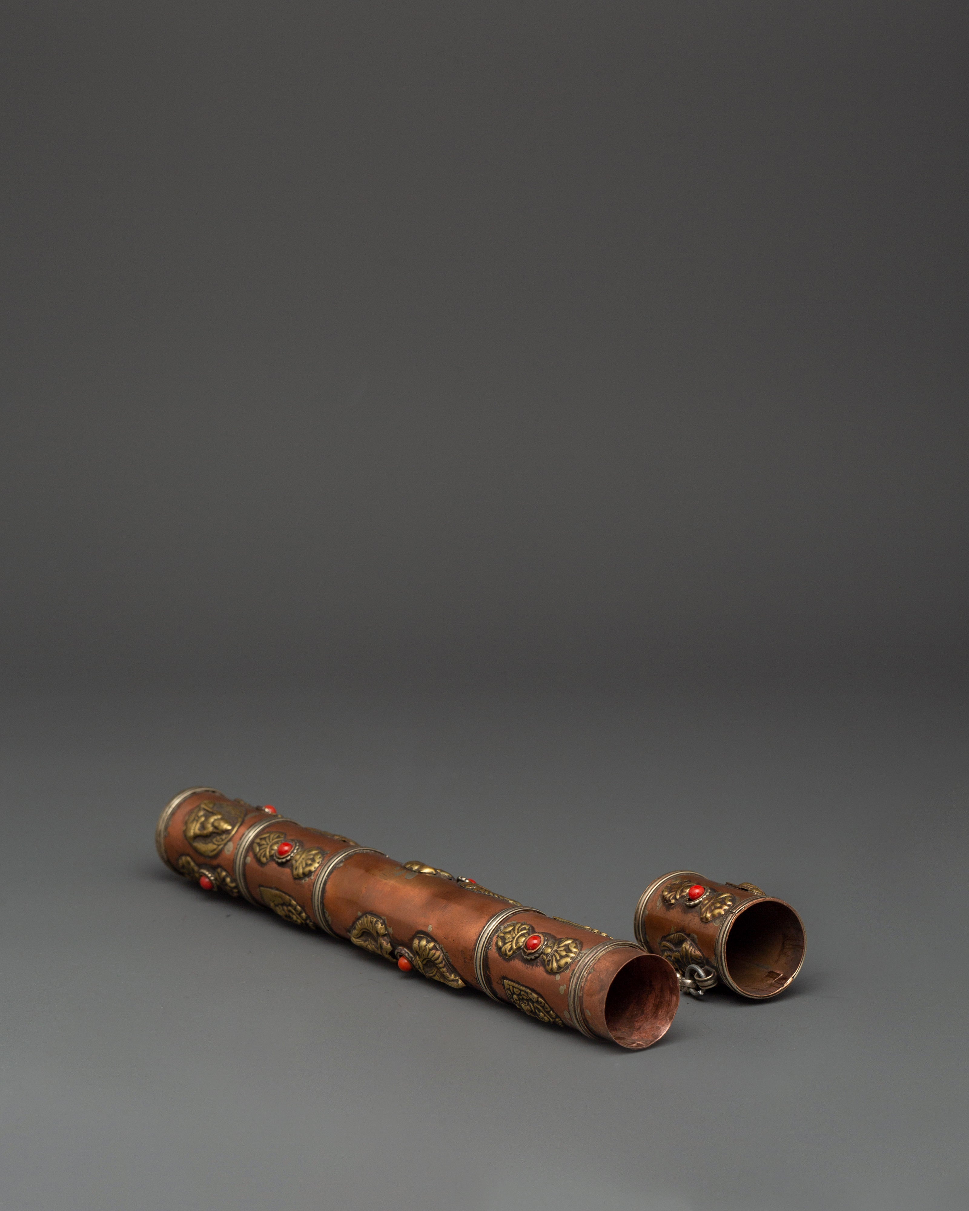 Tibetan Incense Holder with Brass | Spiritual Home Decor