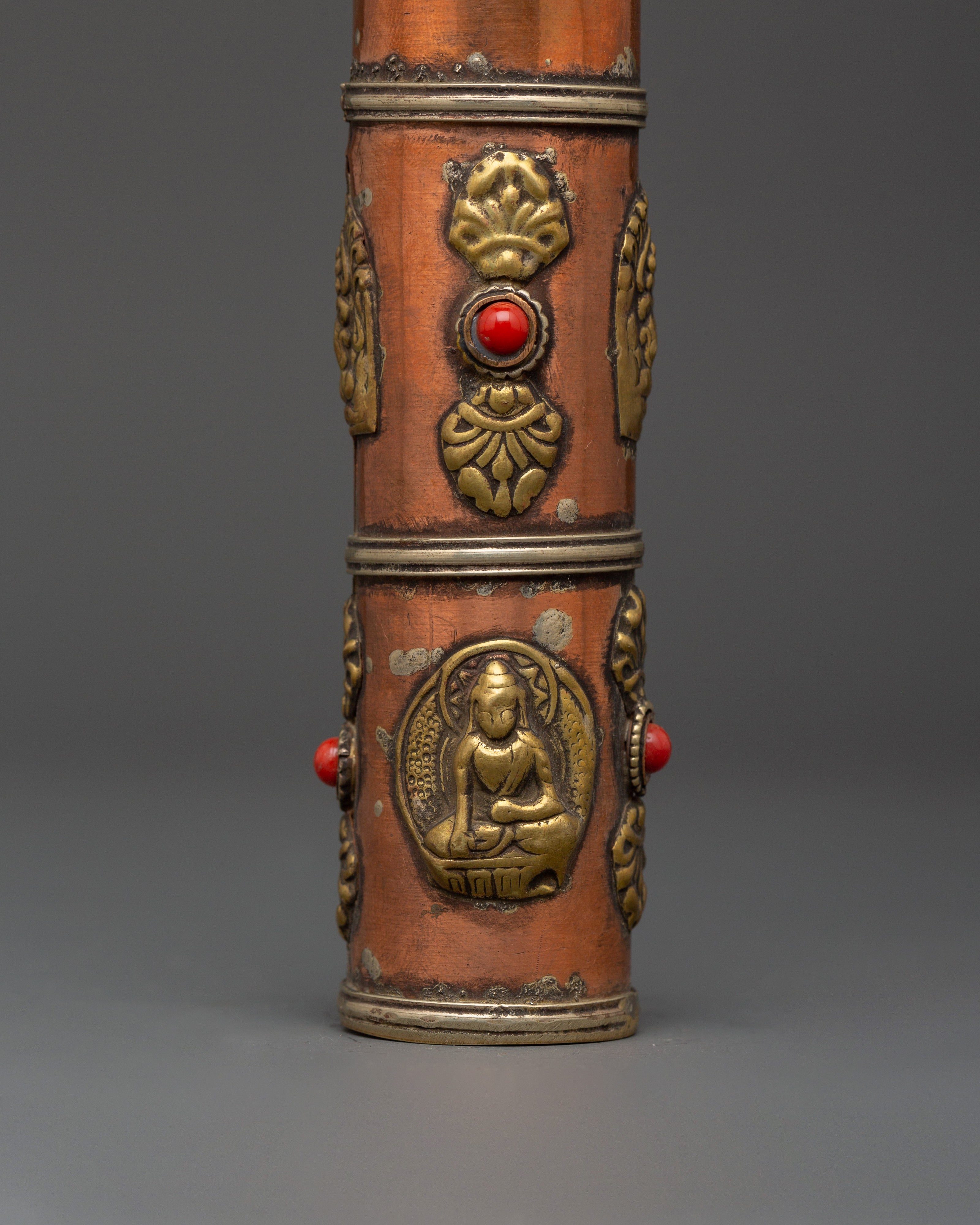 Tibetan Incense Holder with Brass | Spiritual Home Decor