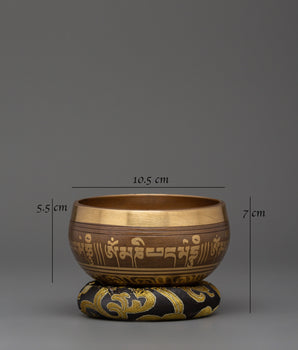 Handcrafted Tibetan Brass Singing Bowl | Spiritual Healing