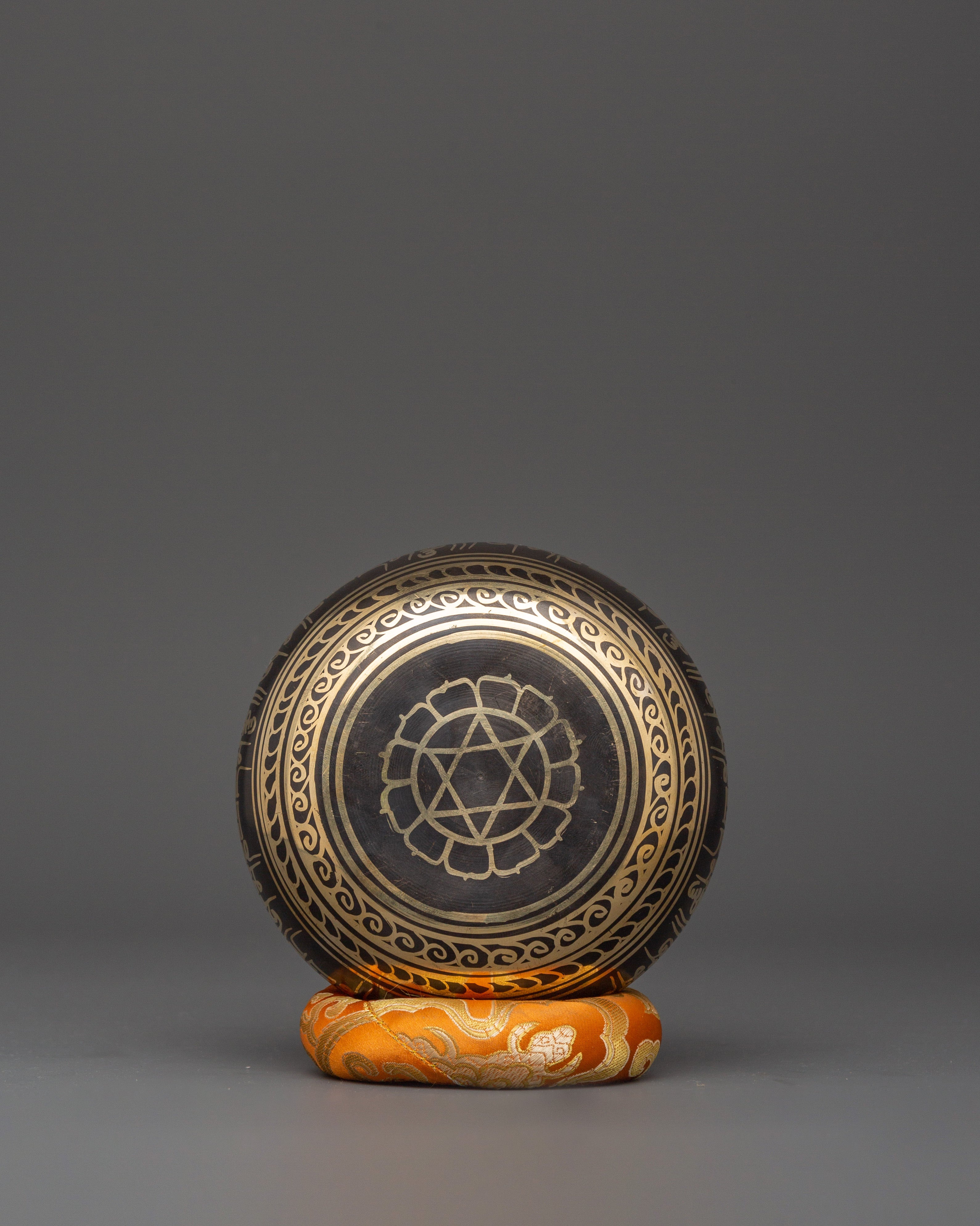 Traditional Tibetan Singing Bowl | Handcrafted Brass Healing Bowl