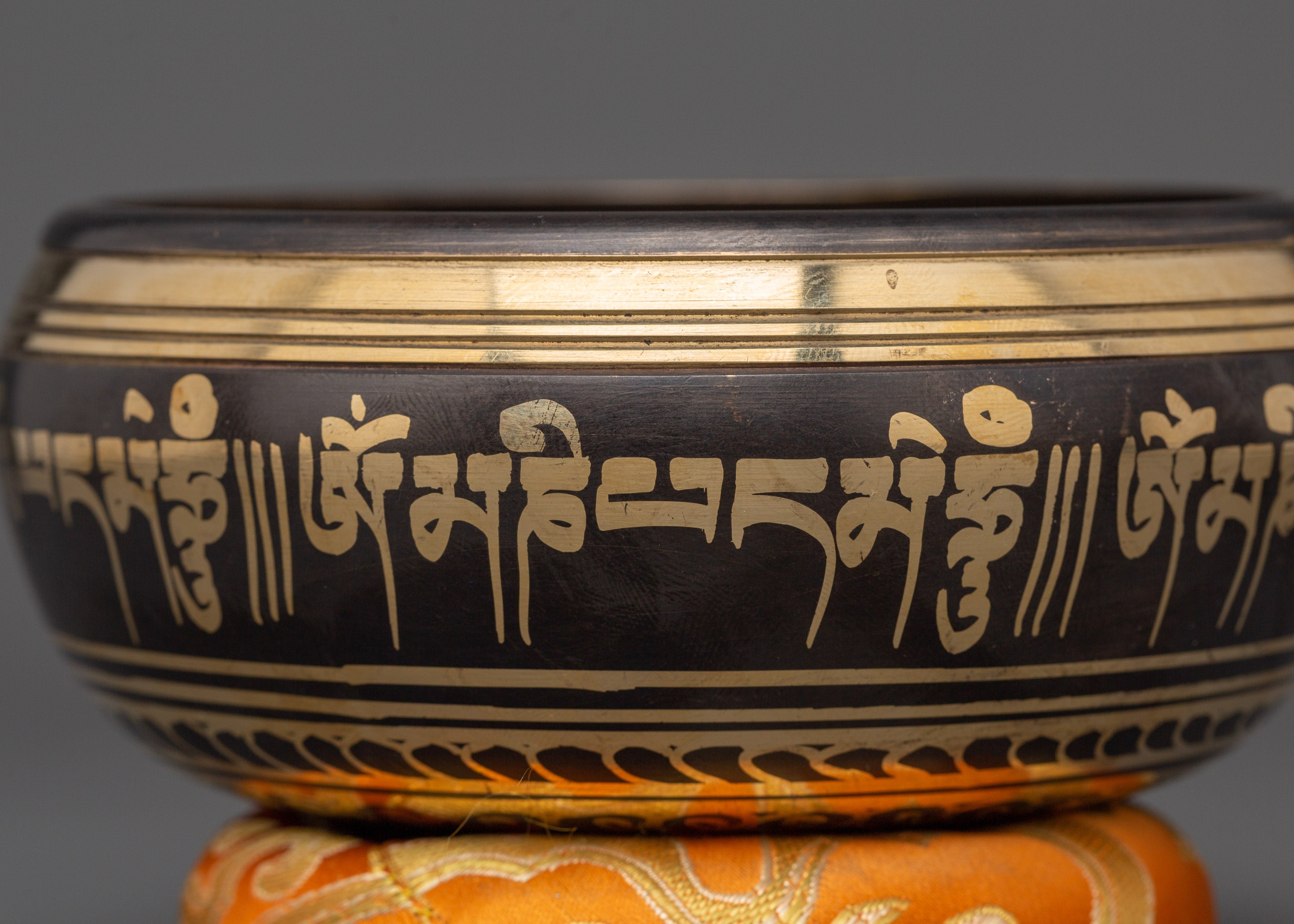 Traditional Tibetan Singing Bowl | Handcrafted Brass Healing Bowl