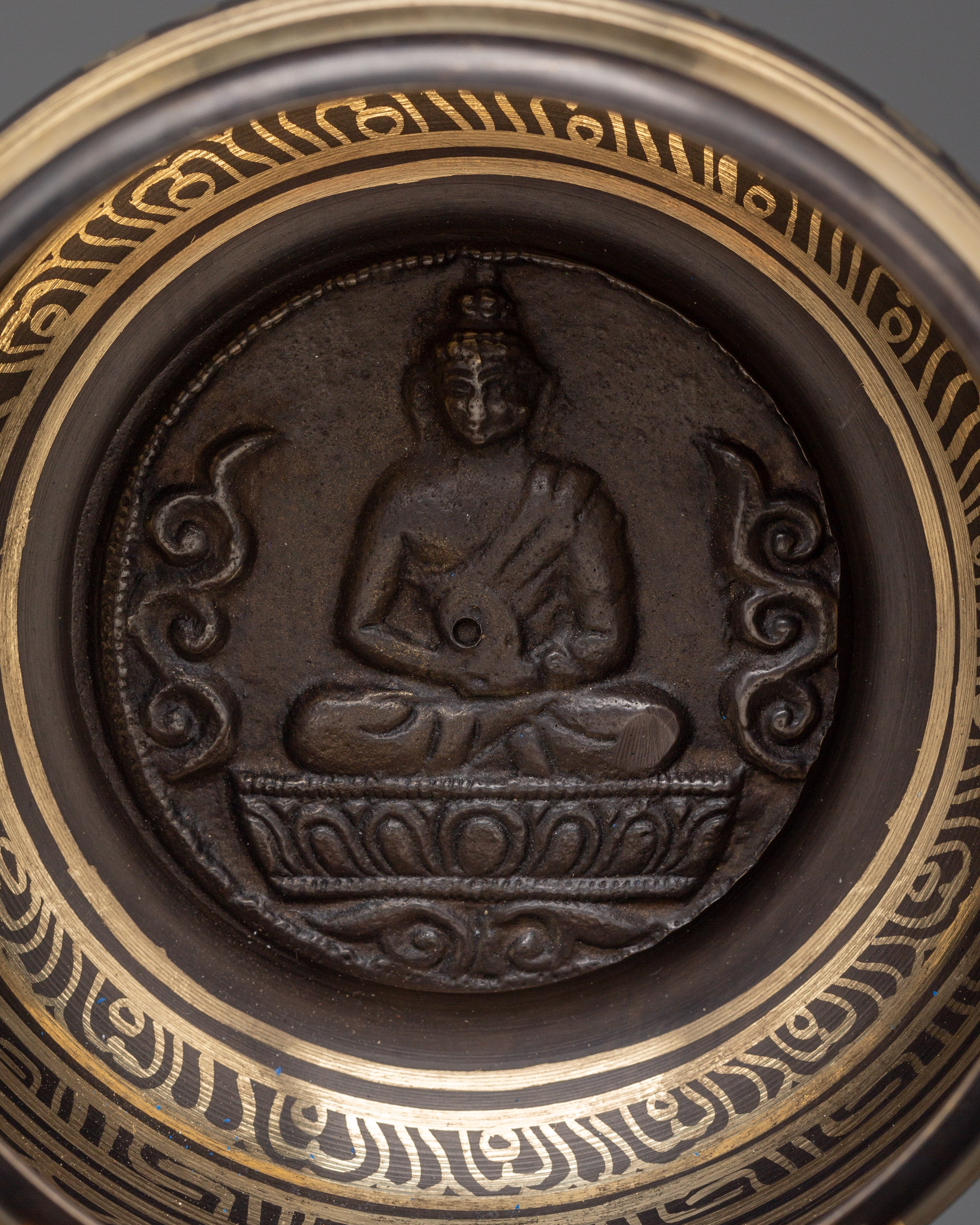 Traditional Tibetan Singing Bowl | Handcrafted Brass Healing Bowl