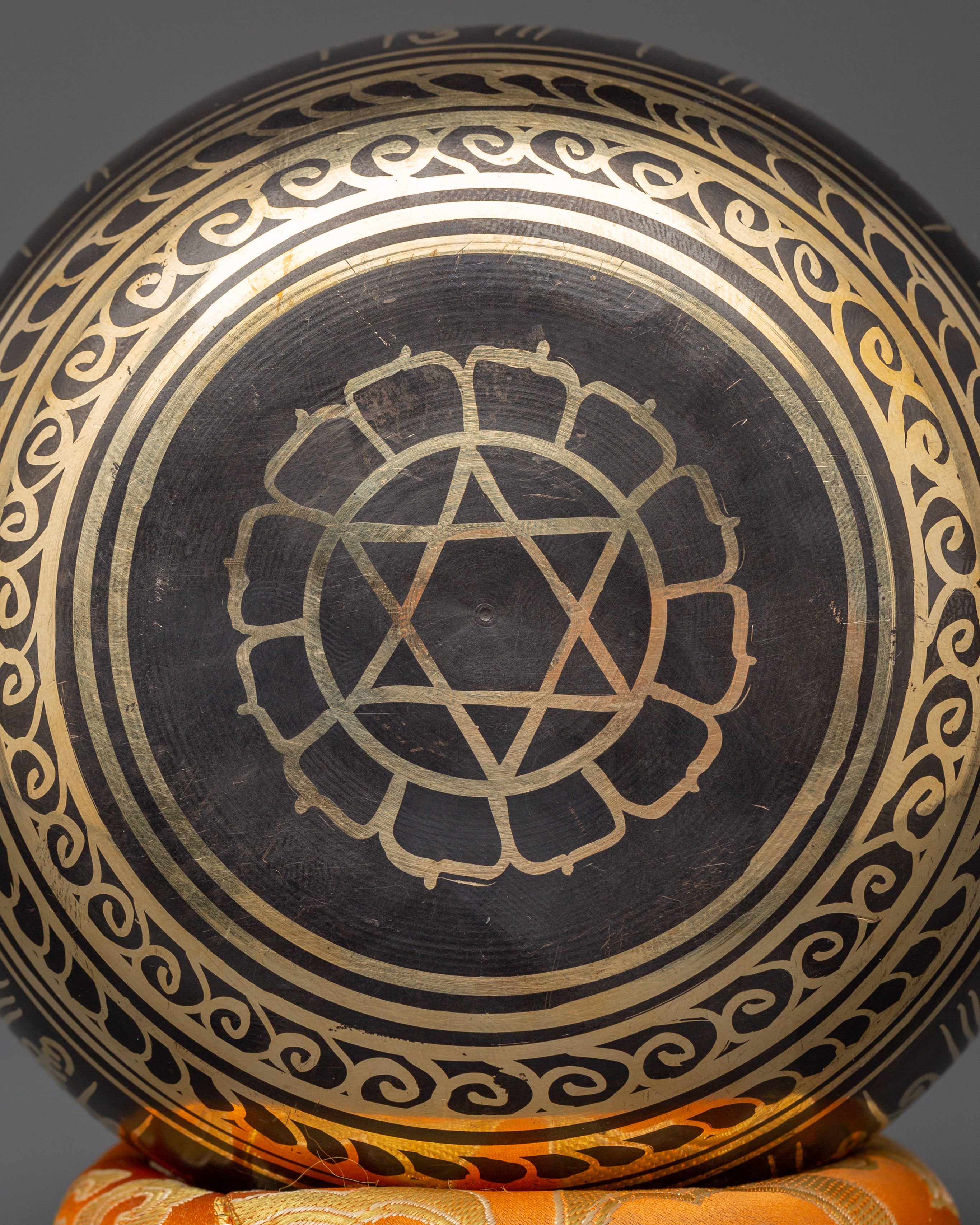 Traditional Tibetan Singing Bowl | Handcrafted Brass Healing Bowl
