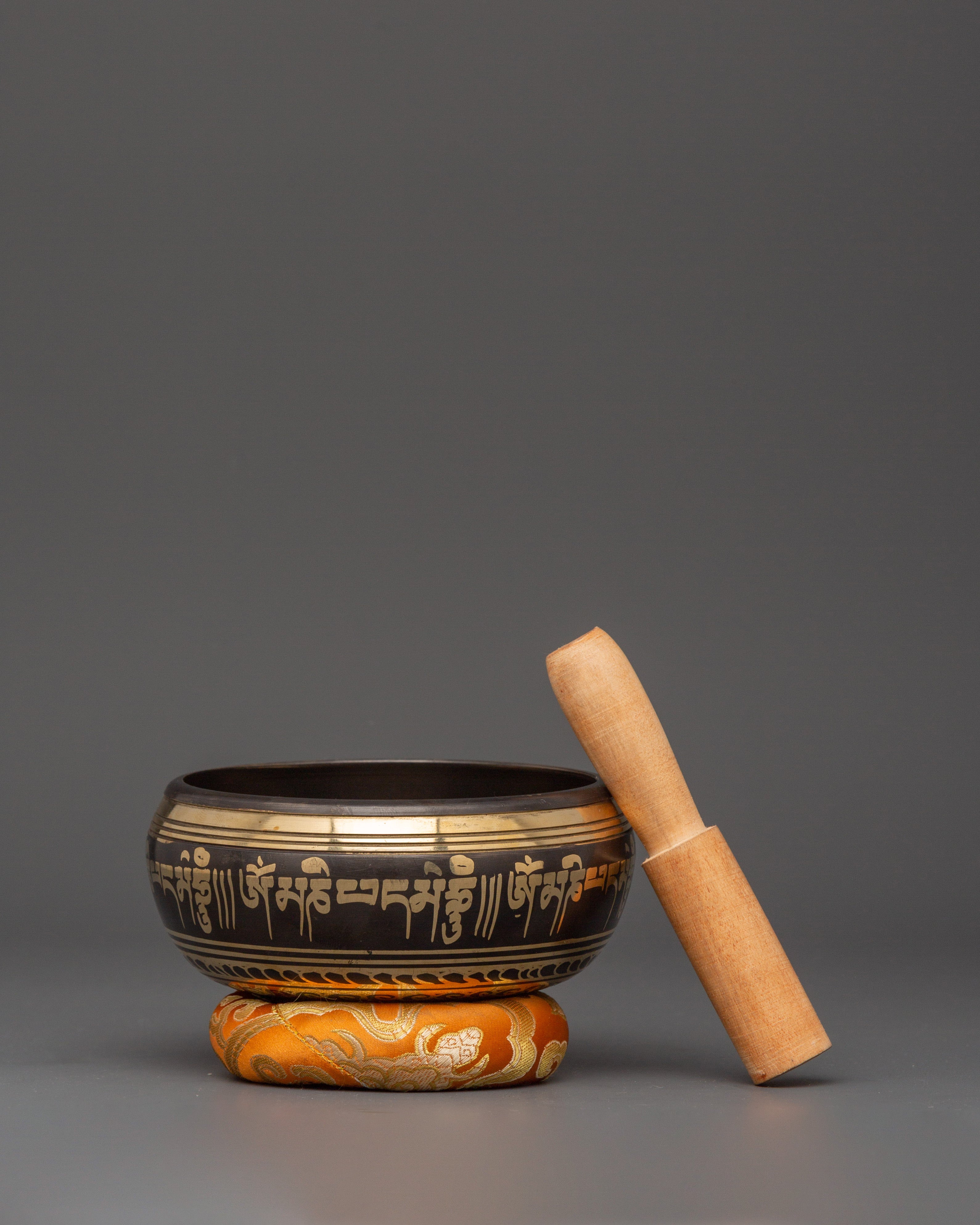 Traditional Tibetan Singing Bowl | Handcrafted Brass Healing Bowl