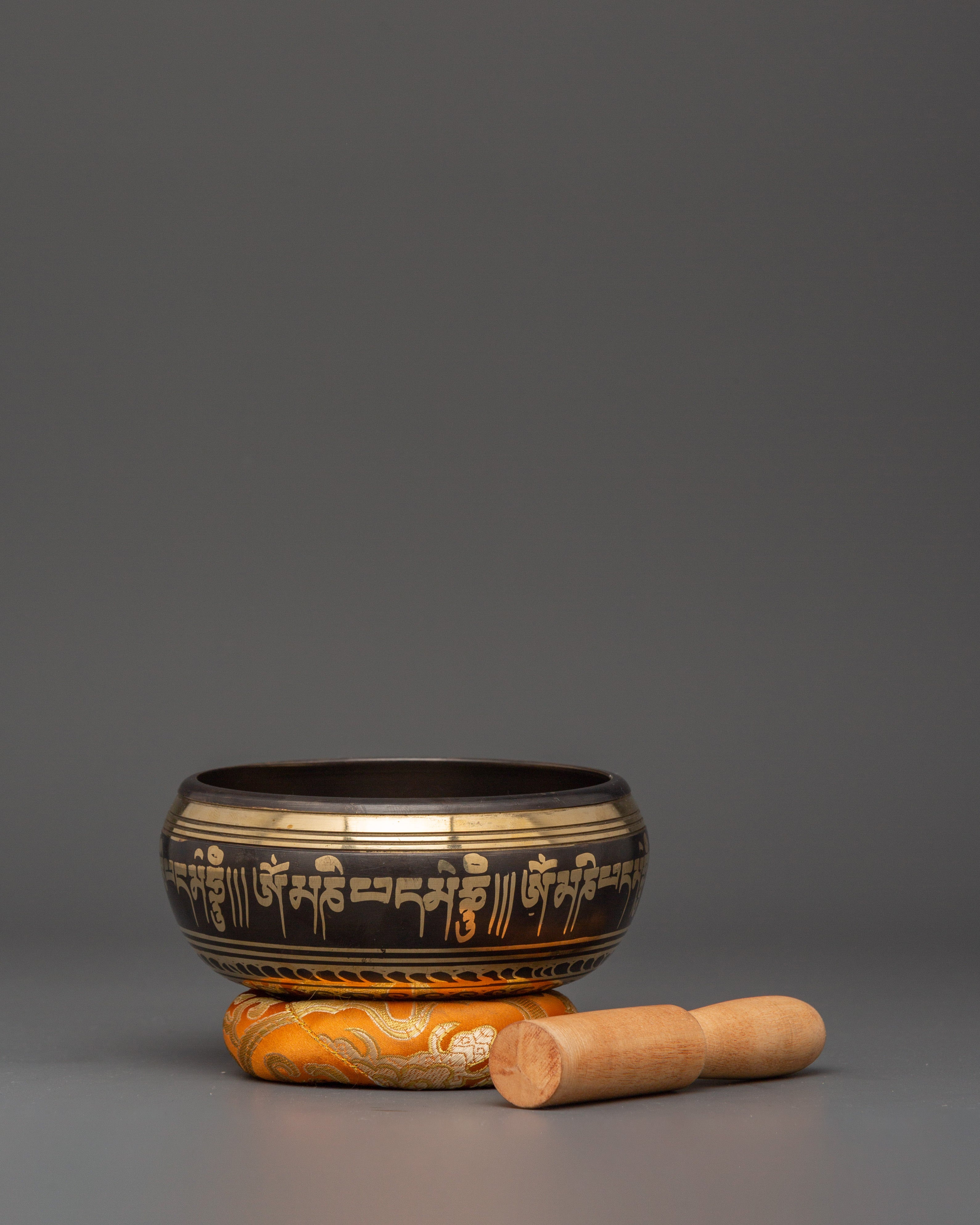Traditional Tibetan Singing Bowl | Handcrafted Brass Healing Bowl