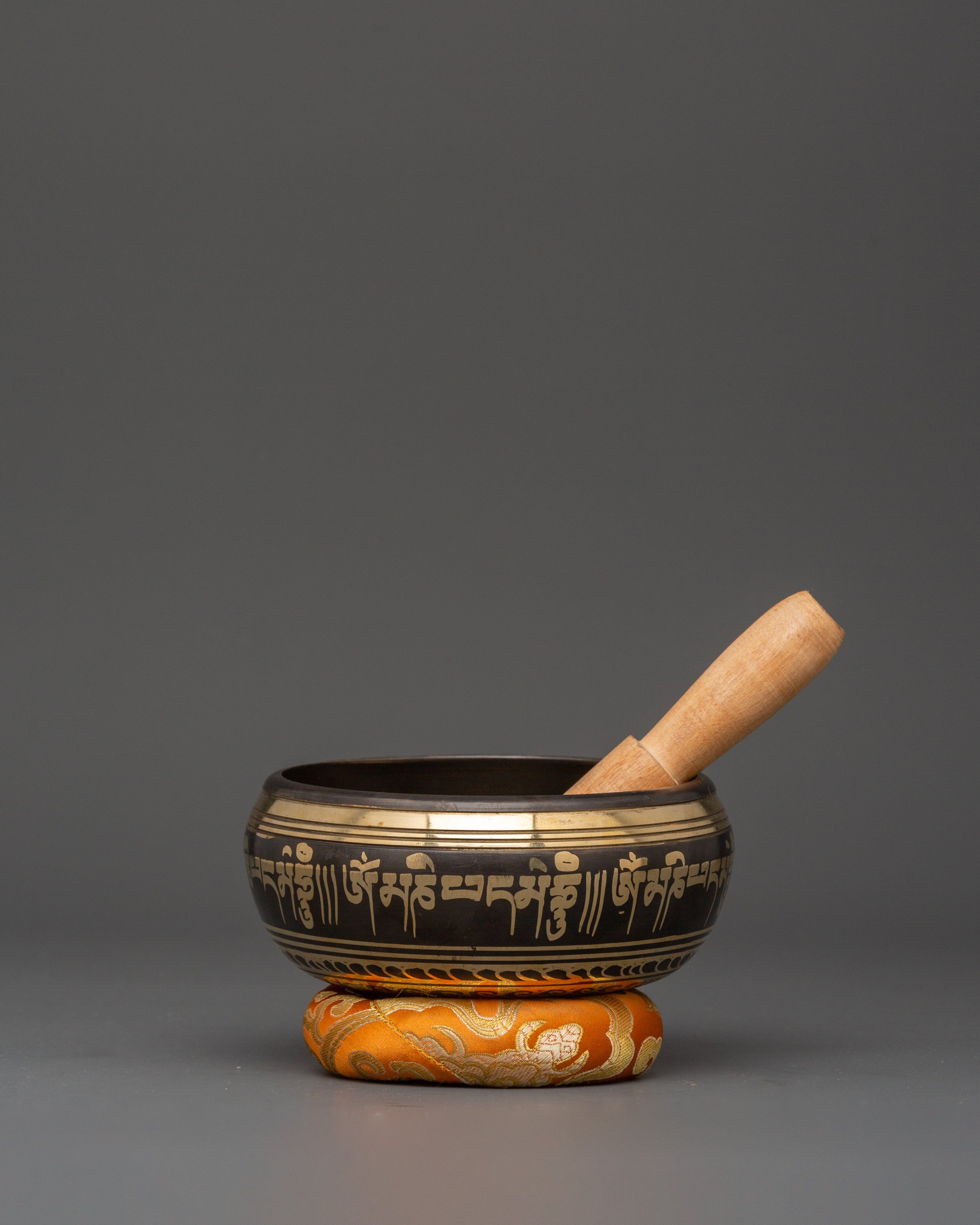 Traditional Tibetan Singing Bowl | Handcrafted Brass Healing Bowl