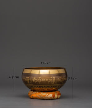 Handcrafted Tibetan Singing Bowl Set | Meditation & Sound Healing