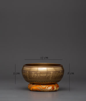 Himalayan Singing Bowl With Brass Body | Sacred Bowl