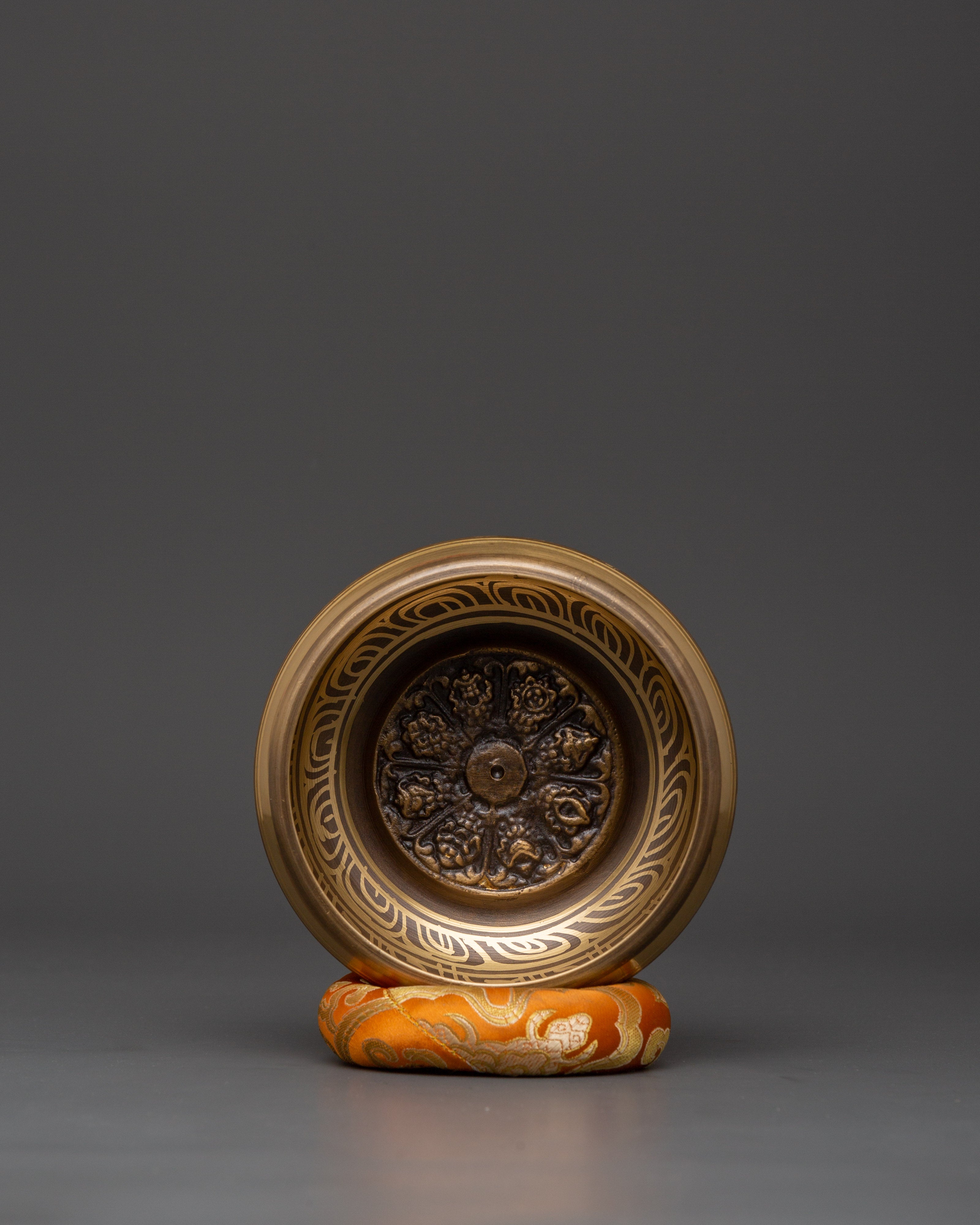Himalayan Singing Bowl With Brass Body | Sacred Bowl
