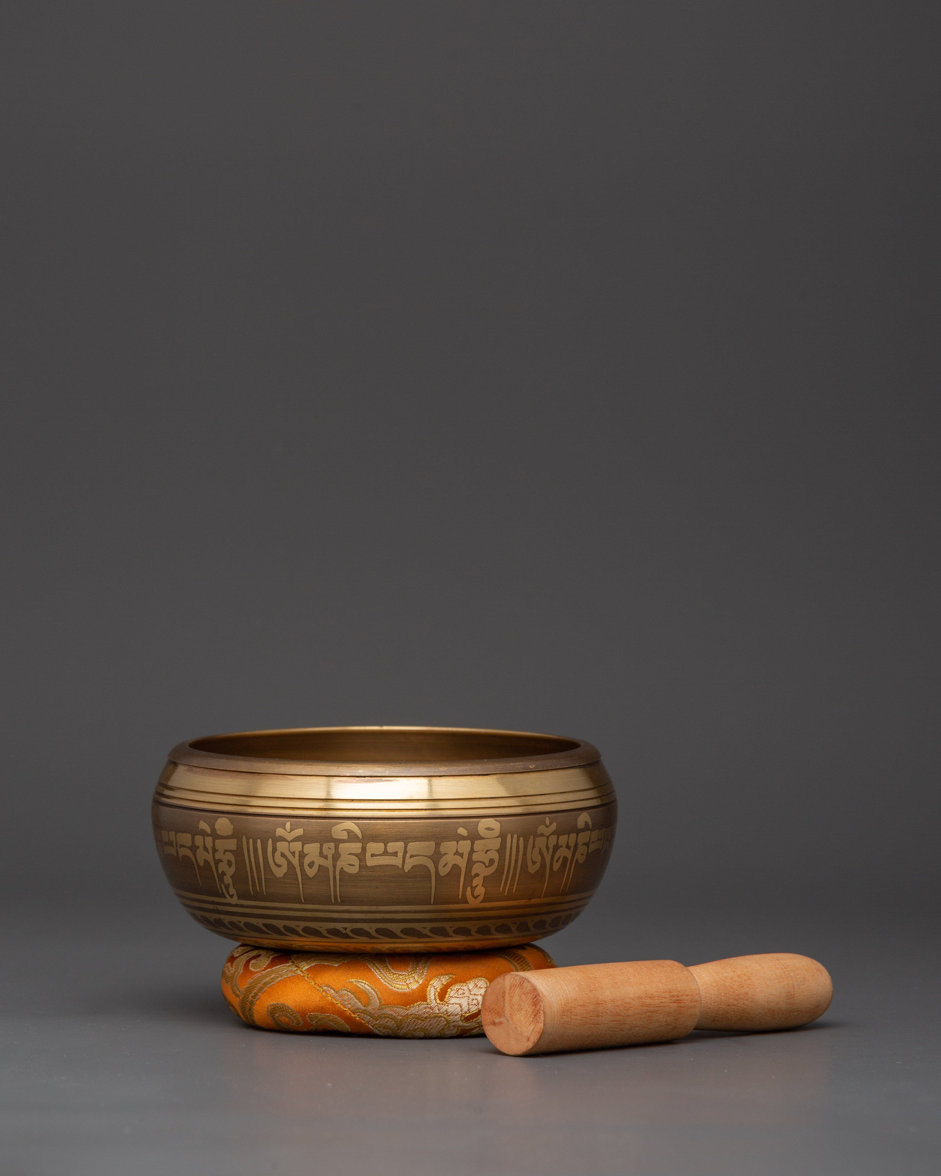 Himalayan Singing Bowl With Brass Body | Sacred Bowl