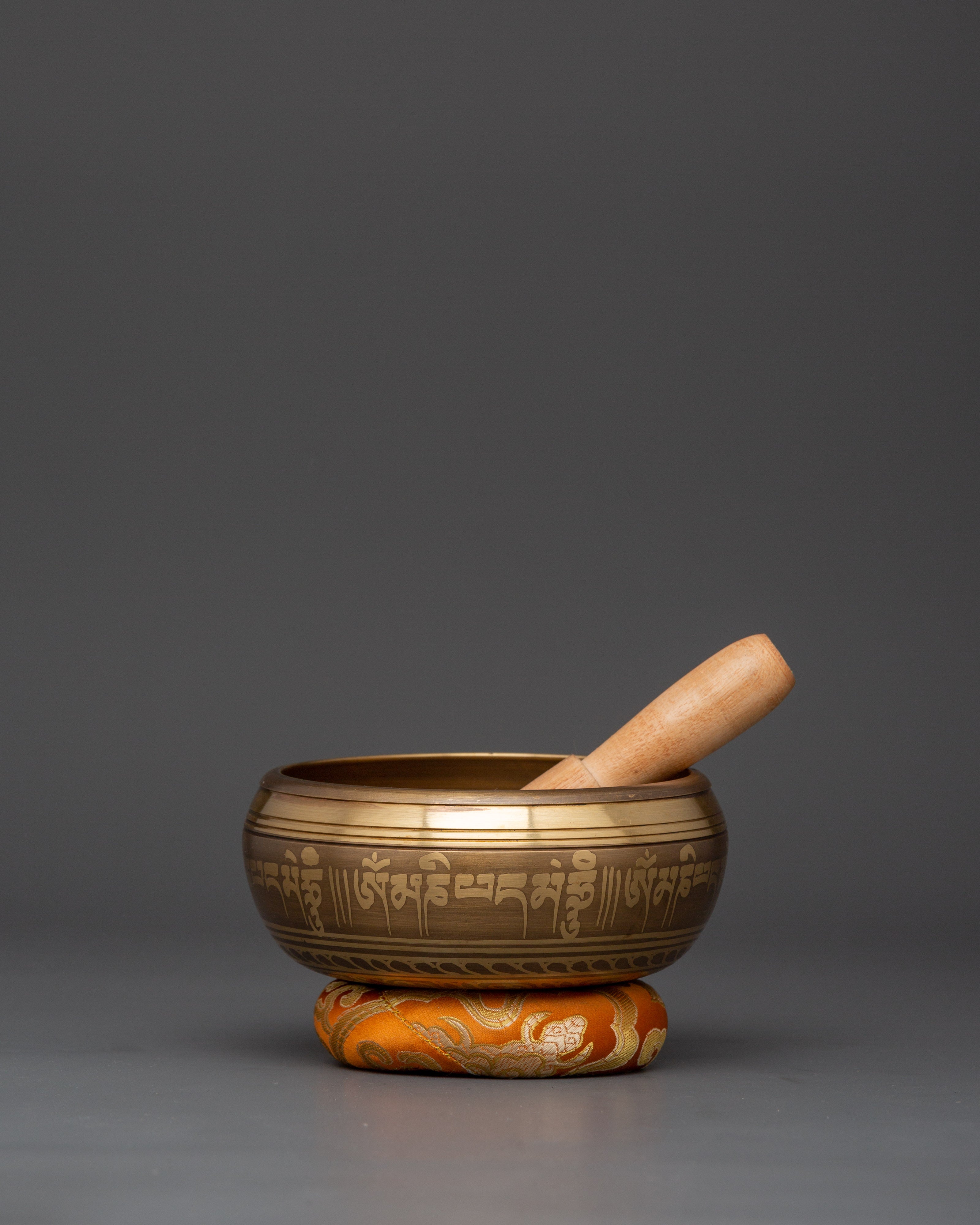 Himalayan Singing Bowl With Brass Body | Sacred Bowl