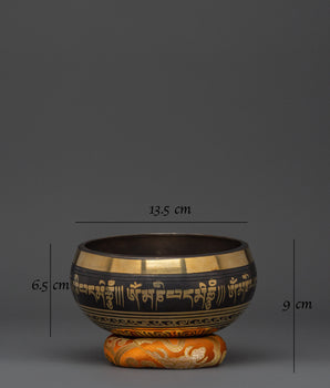 Himalayan Jambati Singing Bowl | Handcrafted Tibetan Meditation Bowl