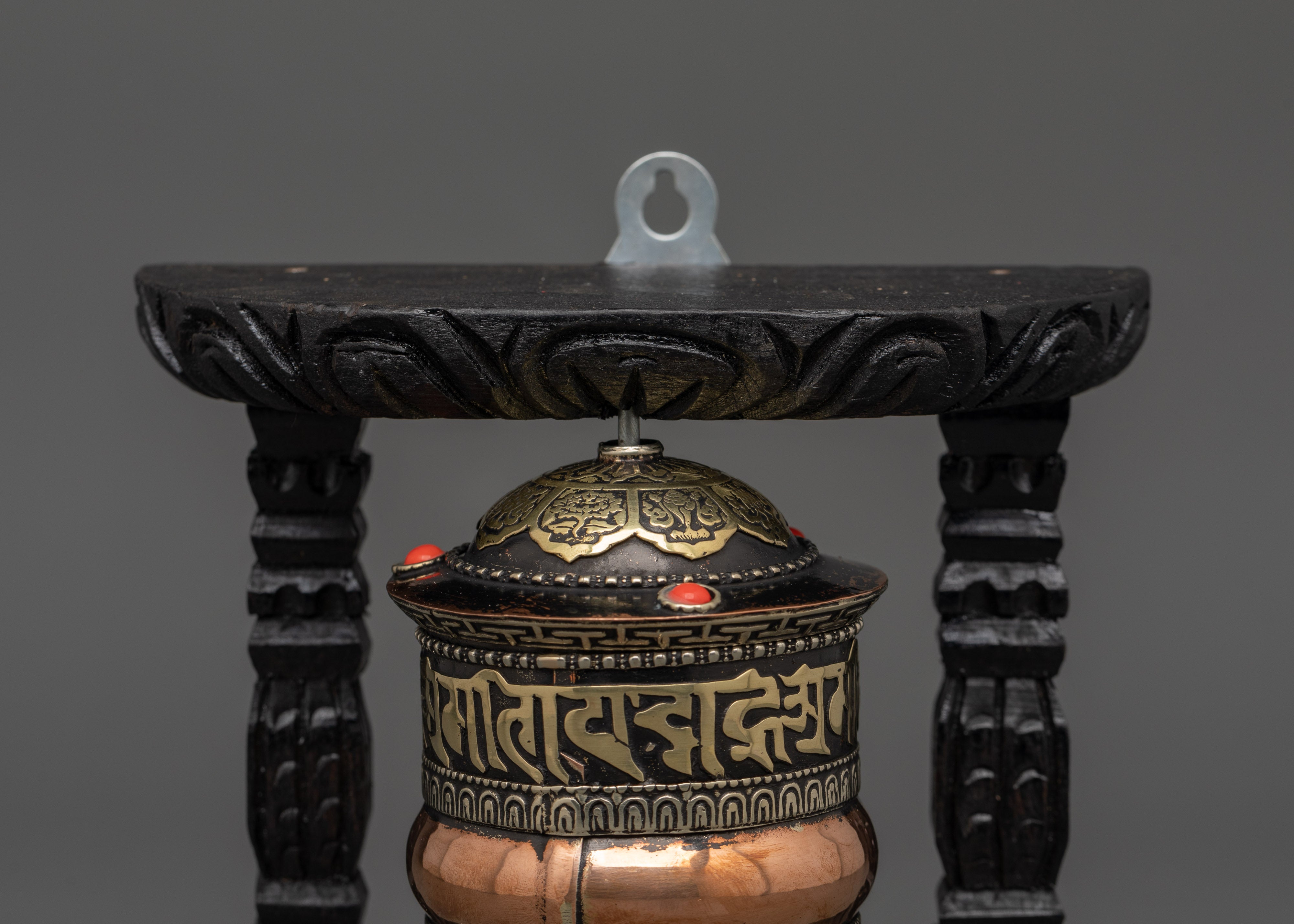 Copper and Brass Tibetan Prayer Wheel | Tibetan Meditation Tool