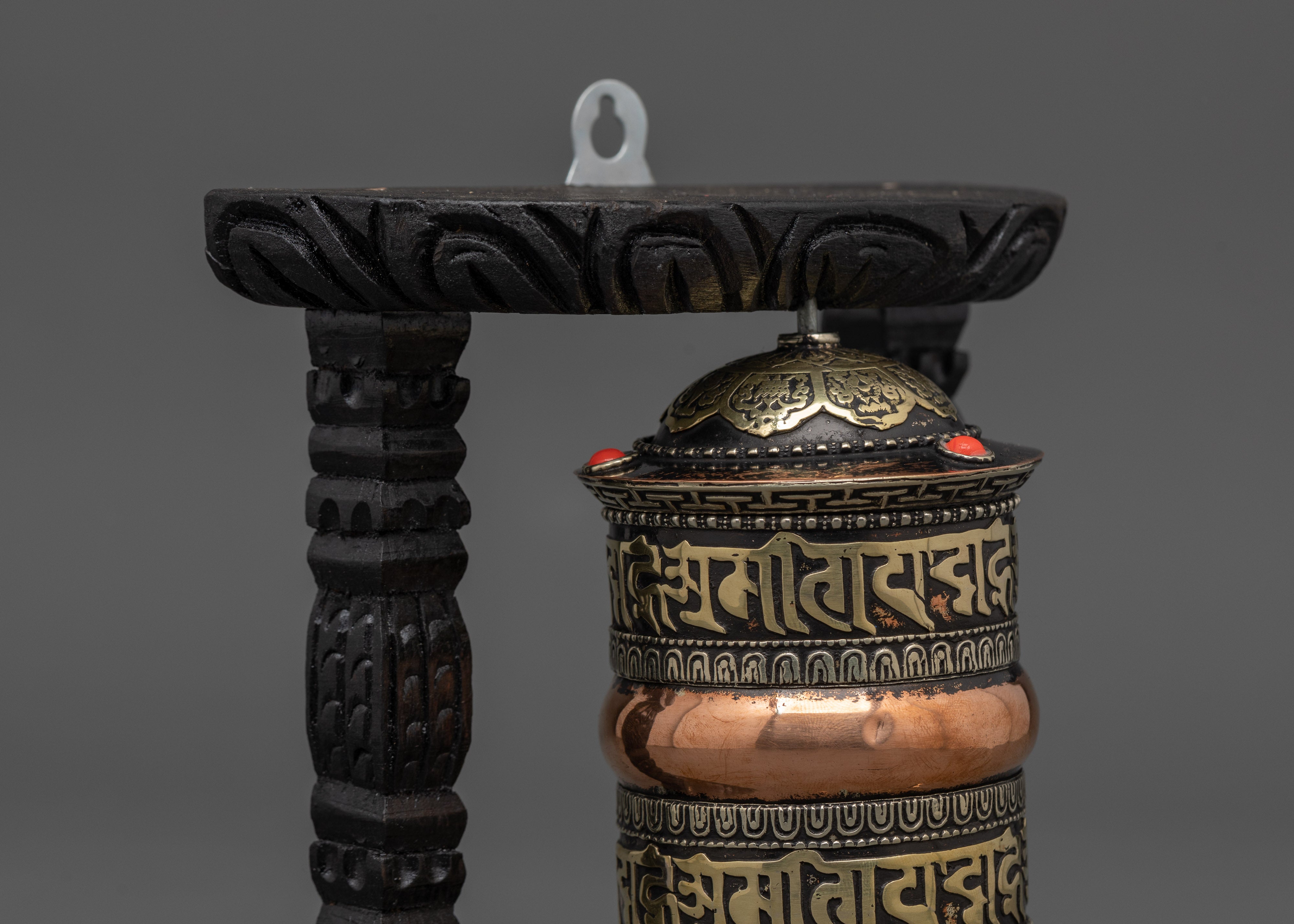 Copper and Brass Tibetan Prayer Wheel | Tibetan Meditation Tool