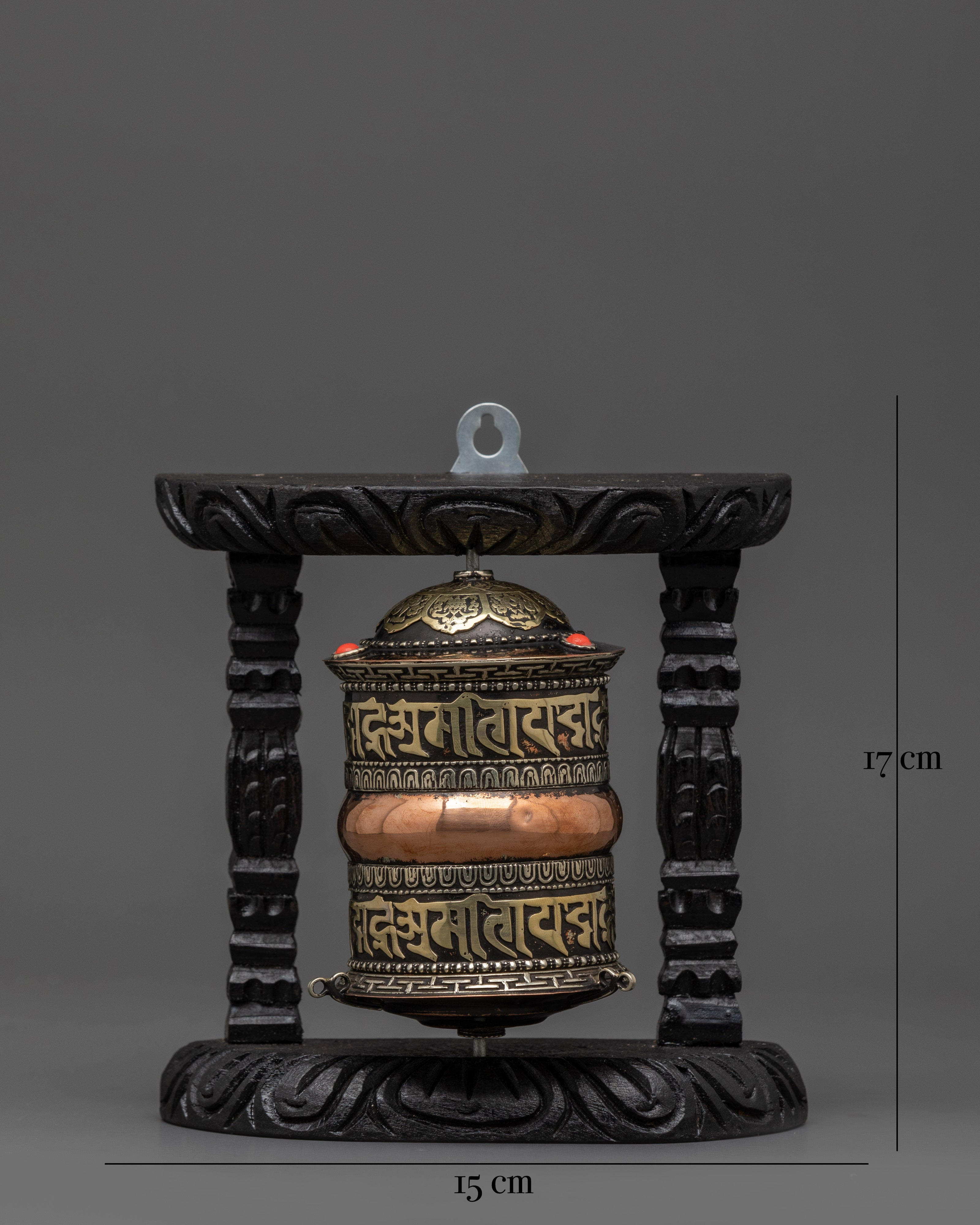 Copper and Brass Tibetan Prayer Wheel | Tibetan Meditation Tool