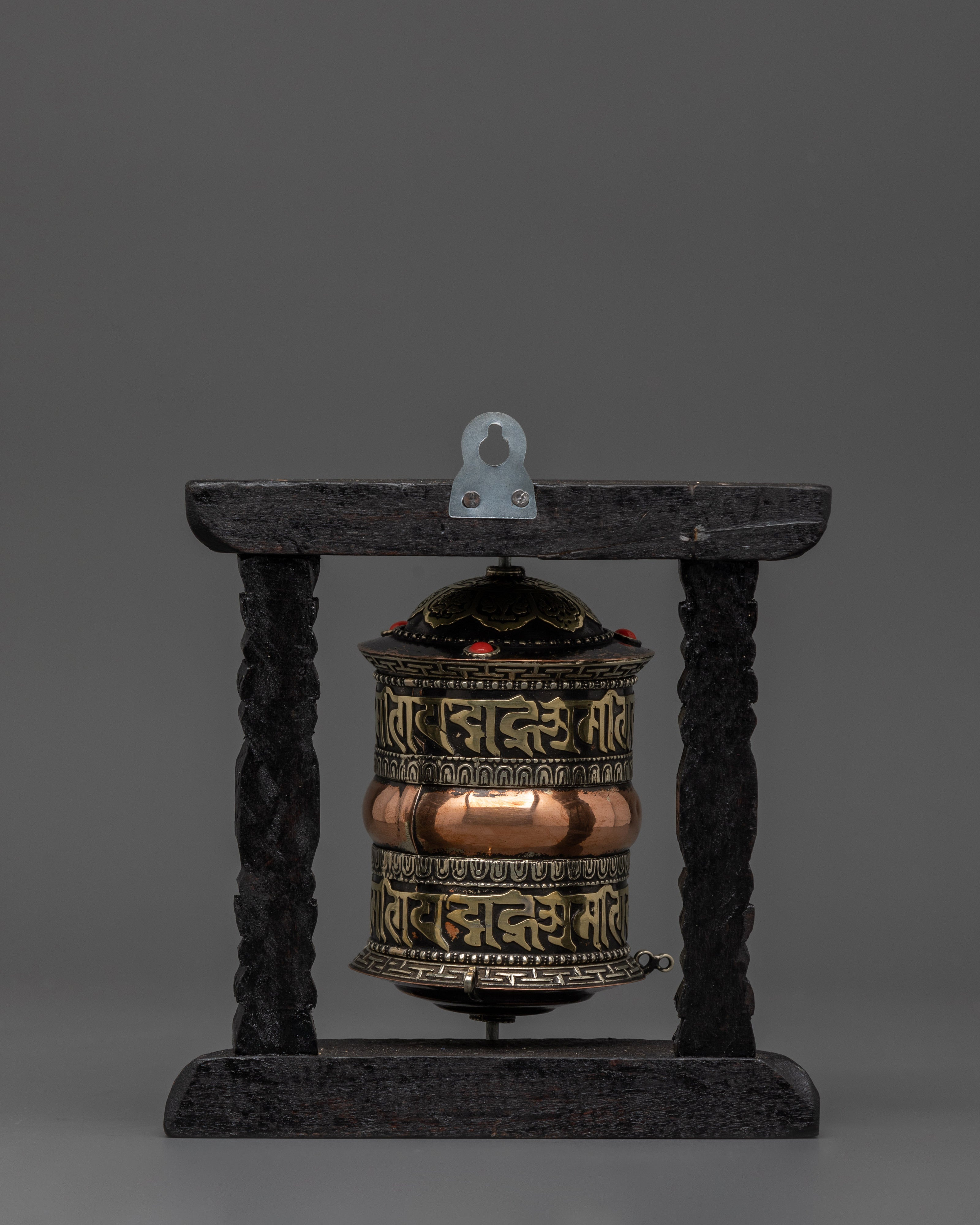 Copper and Brass Tibetan Prayer Wheel | Tibetan Meditation Tool