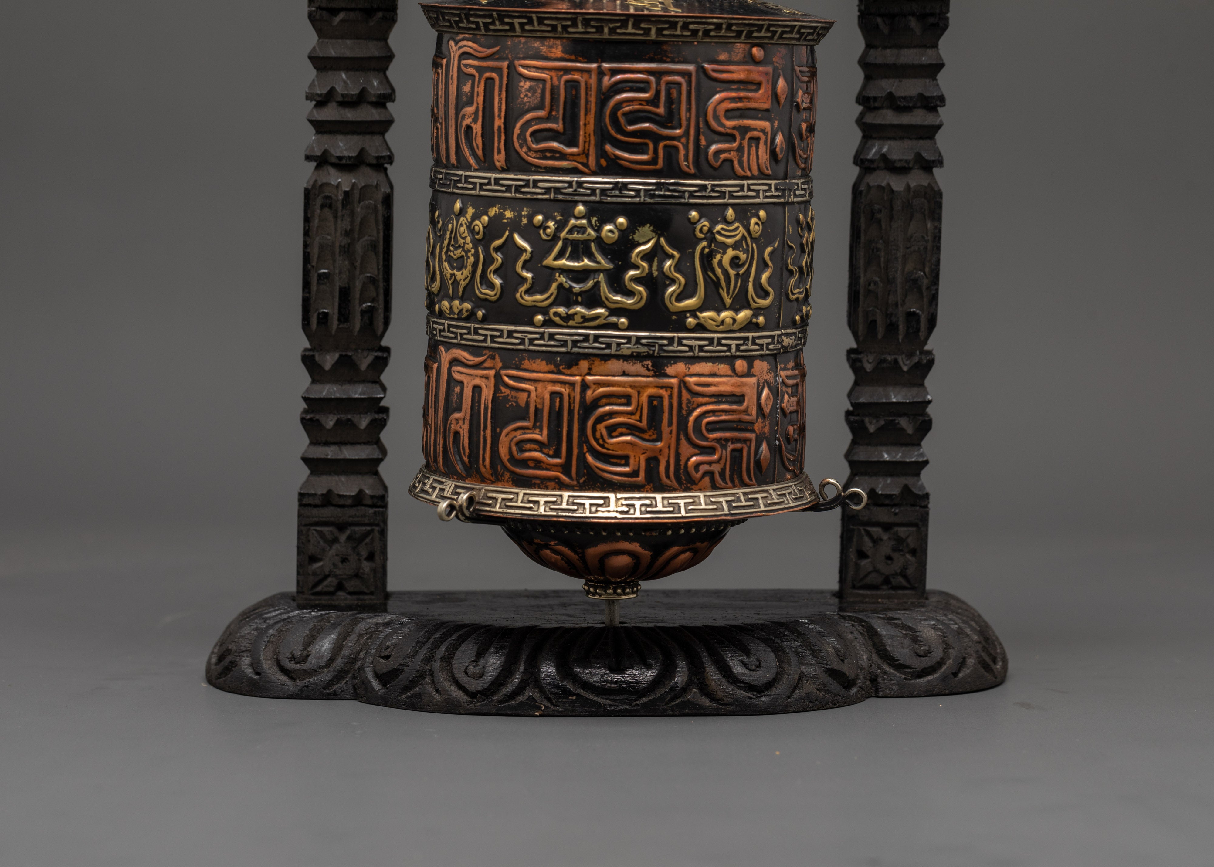 Sacred Buddhist Mantra Wheel | Tibetan Prayer Wheel