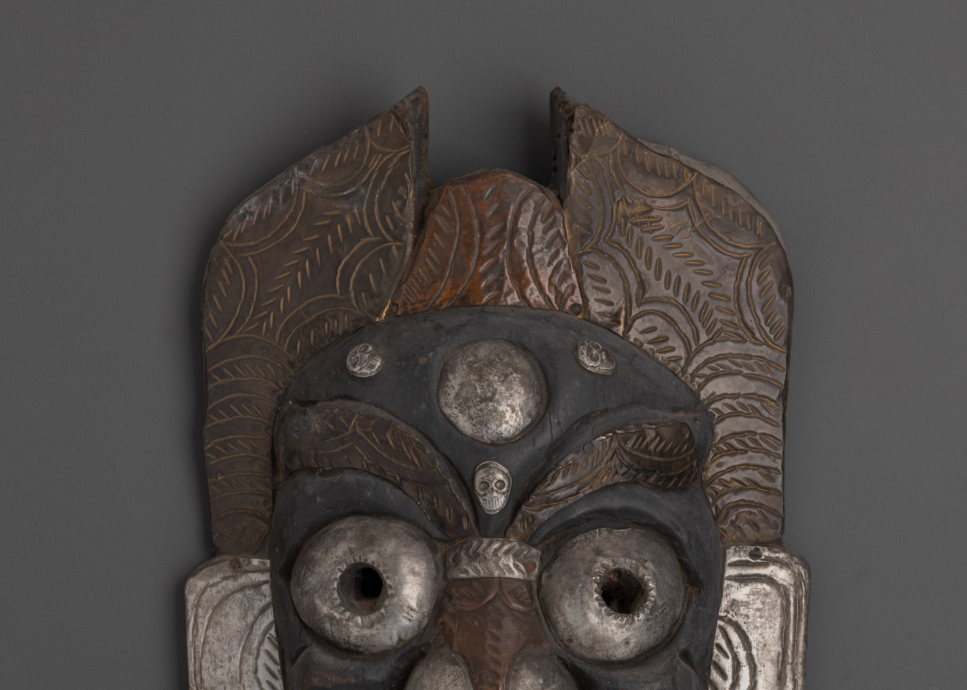 Tibetan Guardian Wall Mask | Fierce Guardian Spirit Wall Hanging