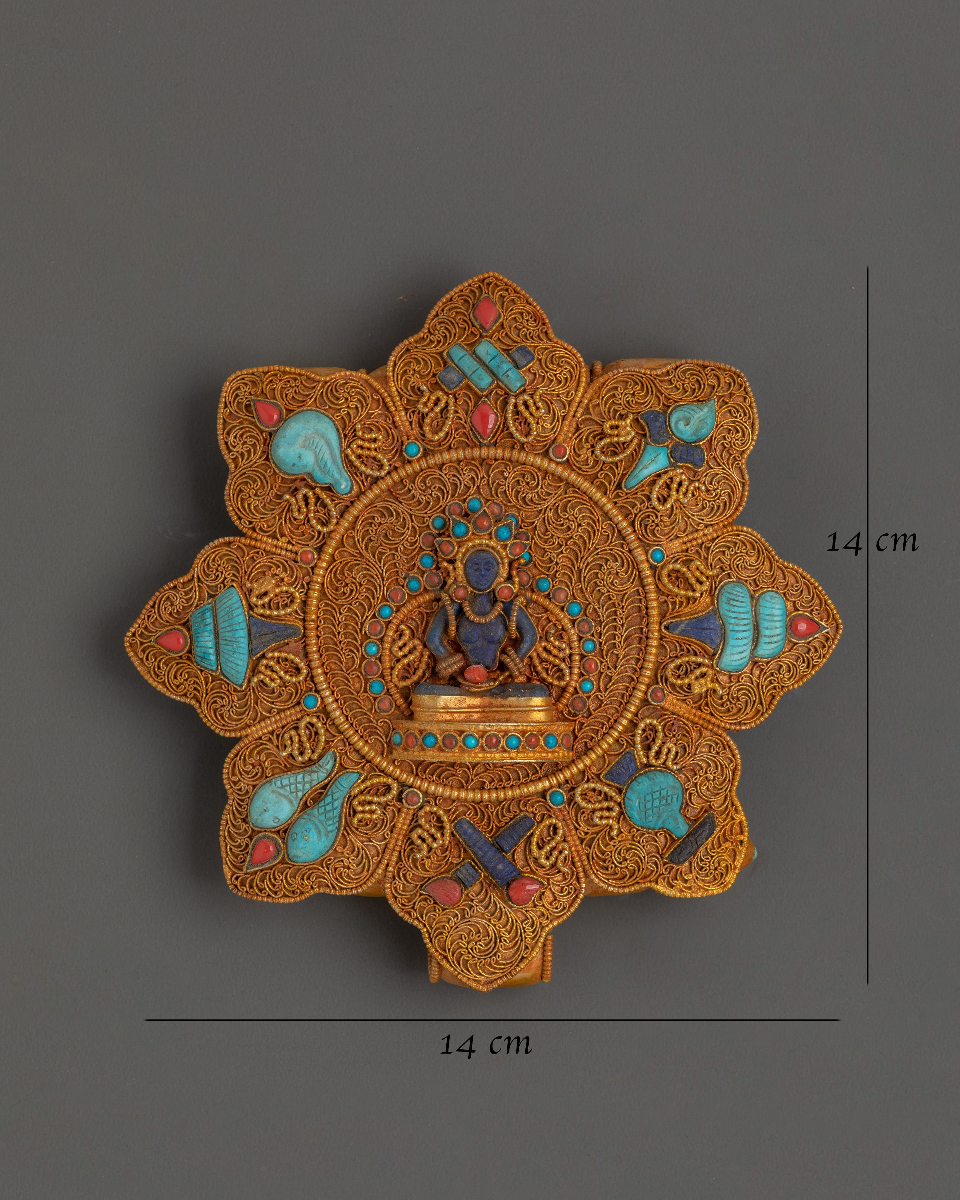 Handcrafted Tibetan Sacred Ghau Box Locket | Ghau Box for Protection and Blessings