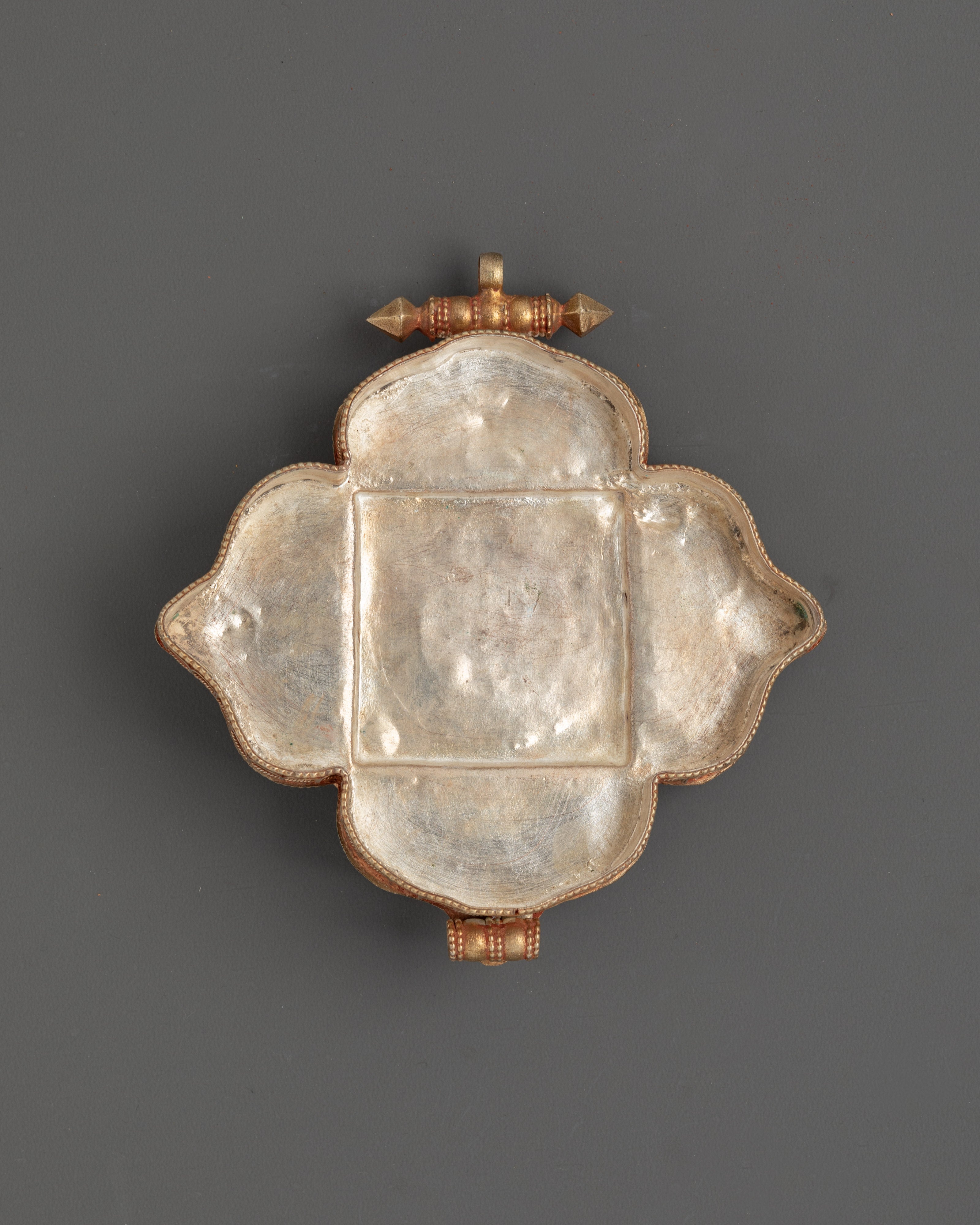 Spiritual Buddhist Filigree Ghau Box Locket | Tibetan Sacred Amulet