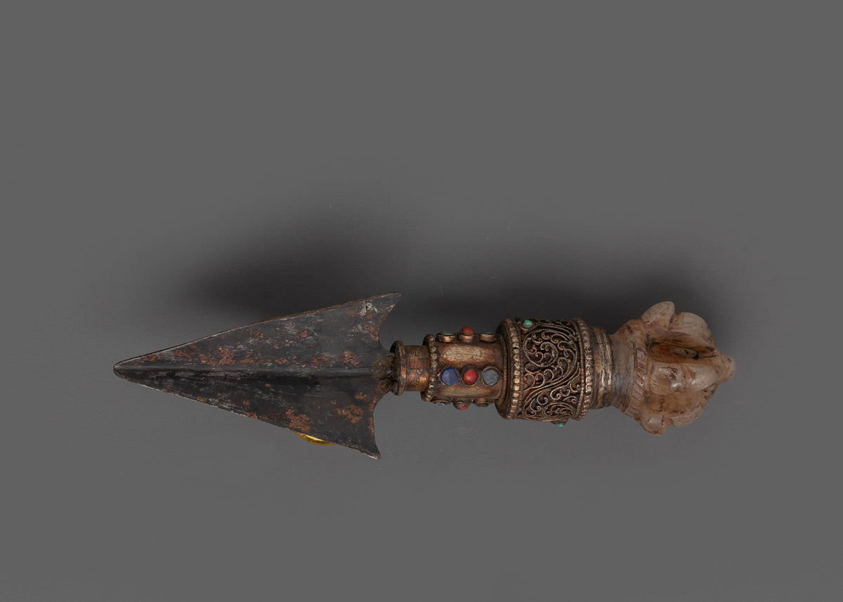 Tibetan Buddhist Phurba Ritual Dagger | Vajrayana Ceremonial Tool