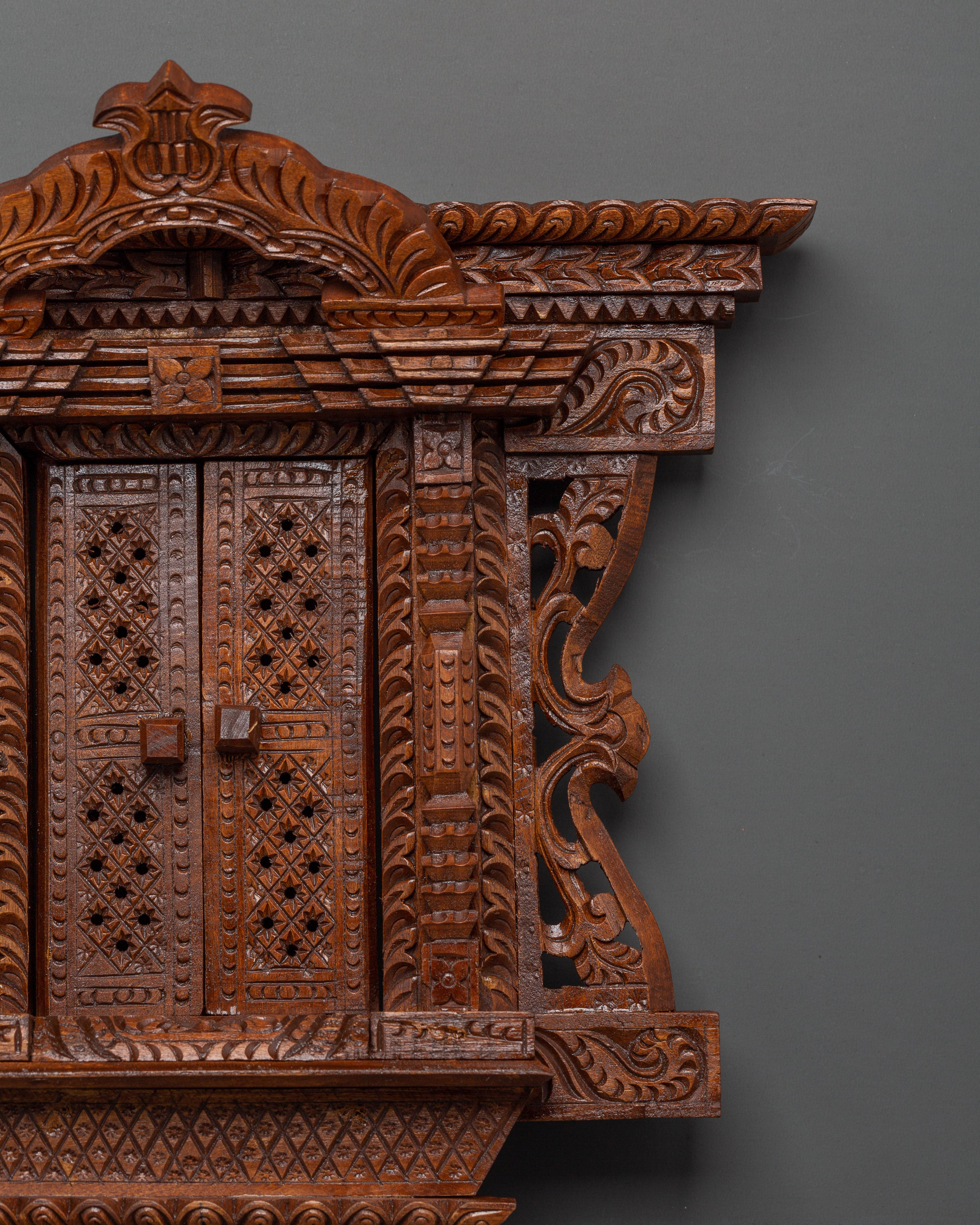 Kumari Window Frame Wall Hanging | Traditional Newari Art