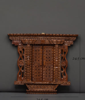 Traditional Newari Wooden Hand Carved Door | Made In Nepal
