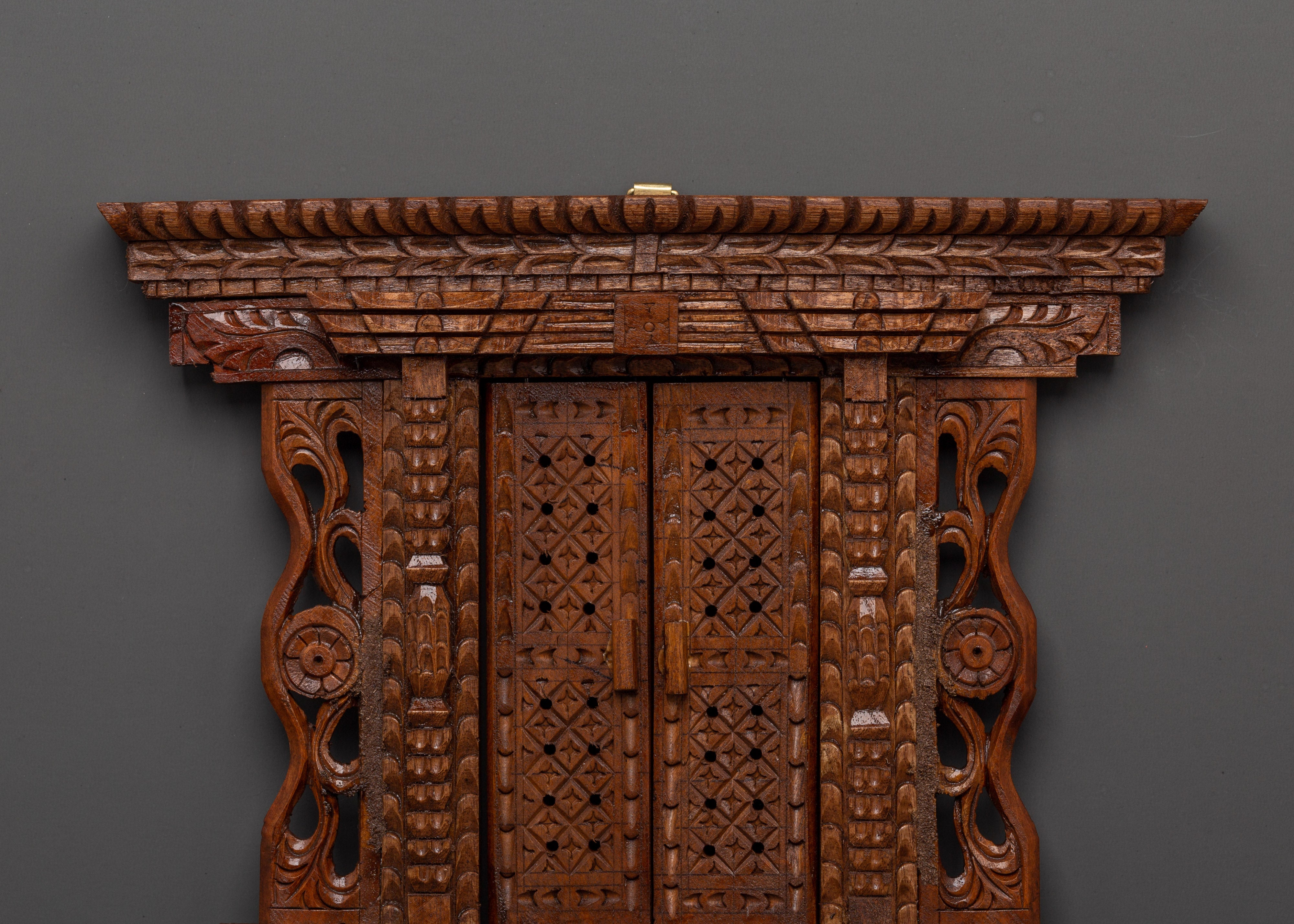 Traditional Newari Wooden Hand Carved Door | Made In Nepal